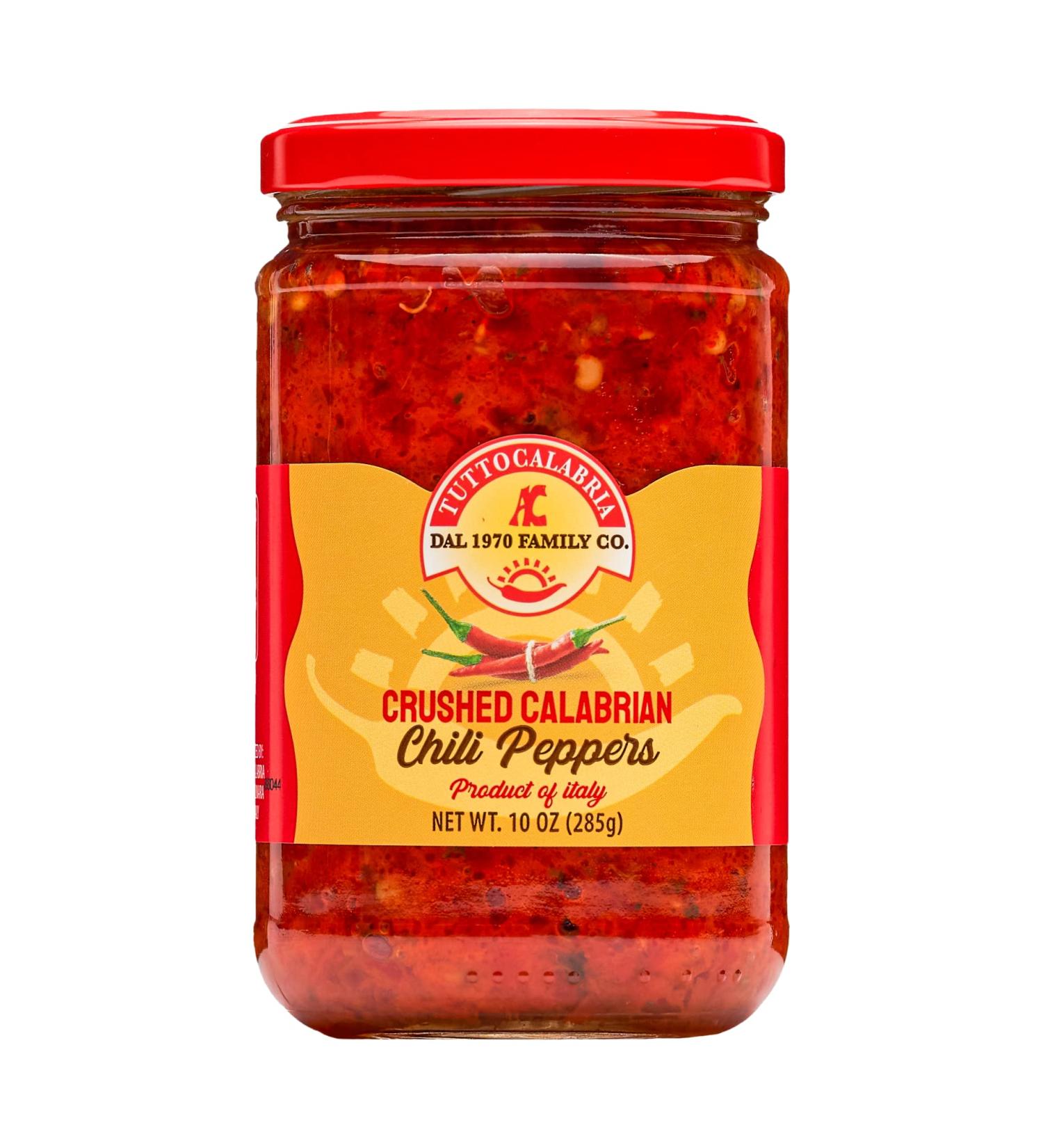 TuttoCalabria Crushed Calabrian Chili Pepper Paste 10 oz (285g) - Hot, Savory, Delicious - Buy Online on GoSupps.com