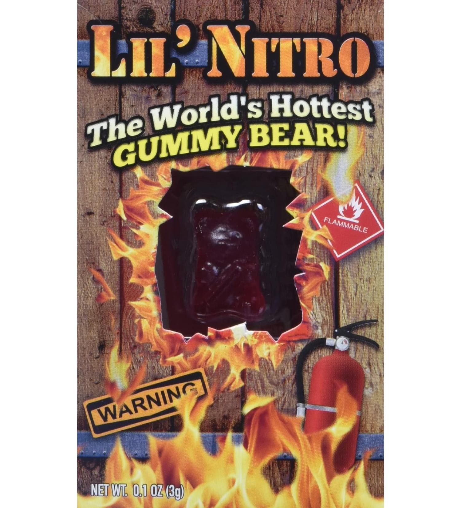 Lil' Nitro: The World's Hottest Gummy Bear - Pack of 3