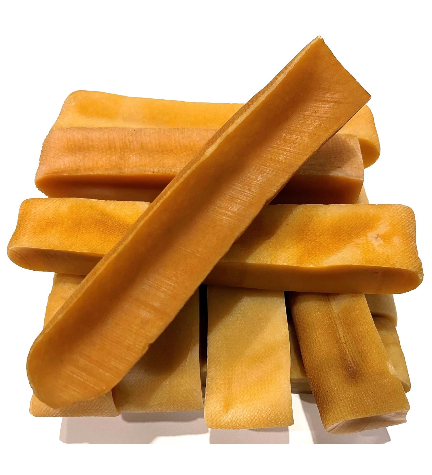 Himalayan Yak Cheese Dog Chew - Himalayan Dog Chew - Cheese Bones for Dogs - Dog Chew - Long Lasting Dog Treats for Aggressive Chewers - Keeps Dogs Busy - Sherpa Chew - *(Large 6 Pack)* - Buy Online on GoSupps.com