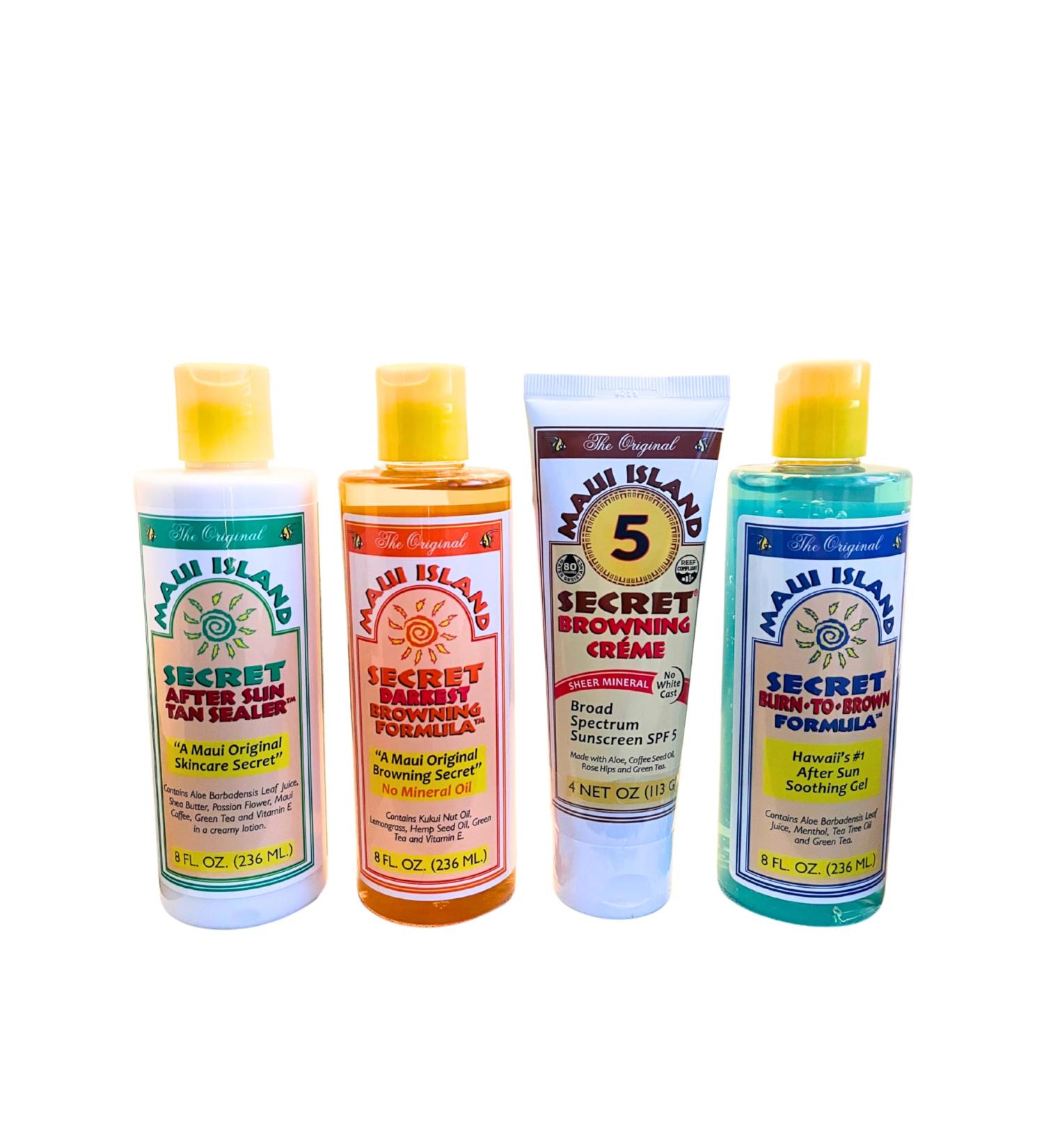 Maui Island Secret Ultimate Original Tanning Kit - Buy Online on GoSupps.com