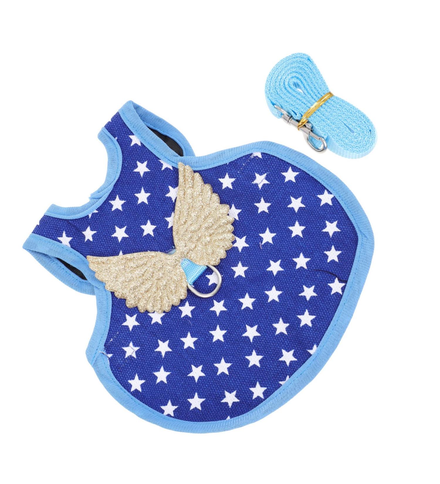 BESPORTBLE Chicken and Duck Vest Pet Harness Adjustable Hen Soft Harness Small Dog Harness Chicken Chest Blue - Buy Online on GoSupps.com