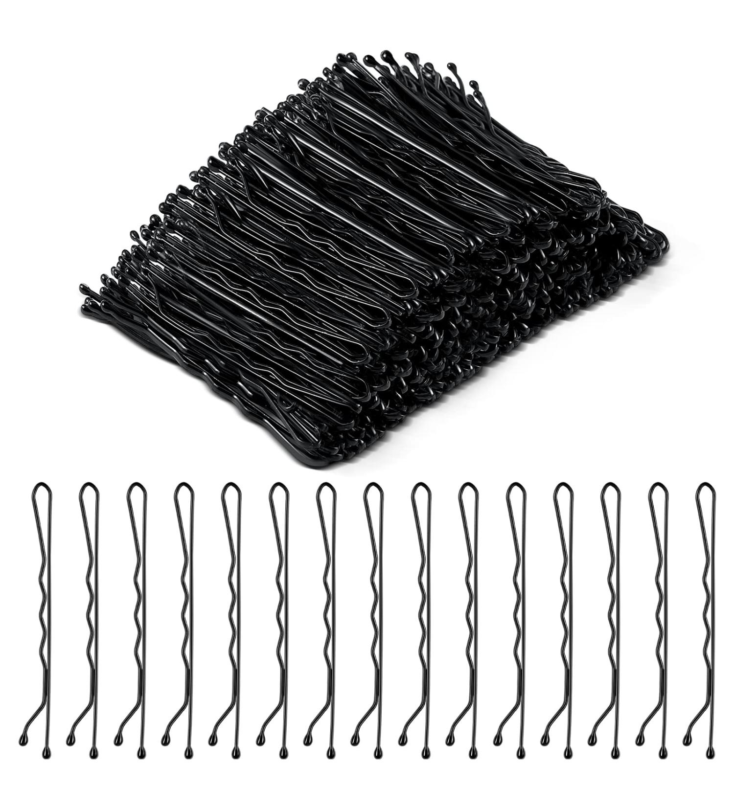 1000 Pcs Black Bobby Pins - Invisible Hairpins for Women | Hair Accessories for Thick, Long, Short Hair - Buy Online on GoSupps.com