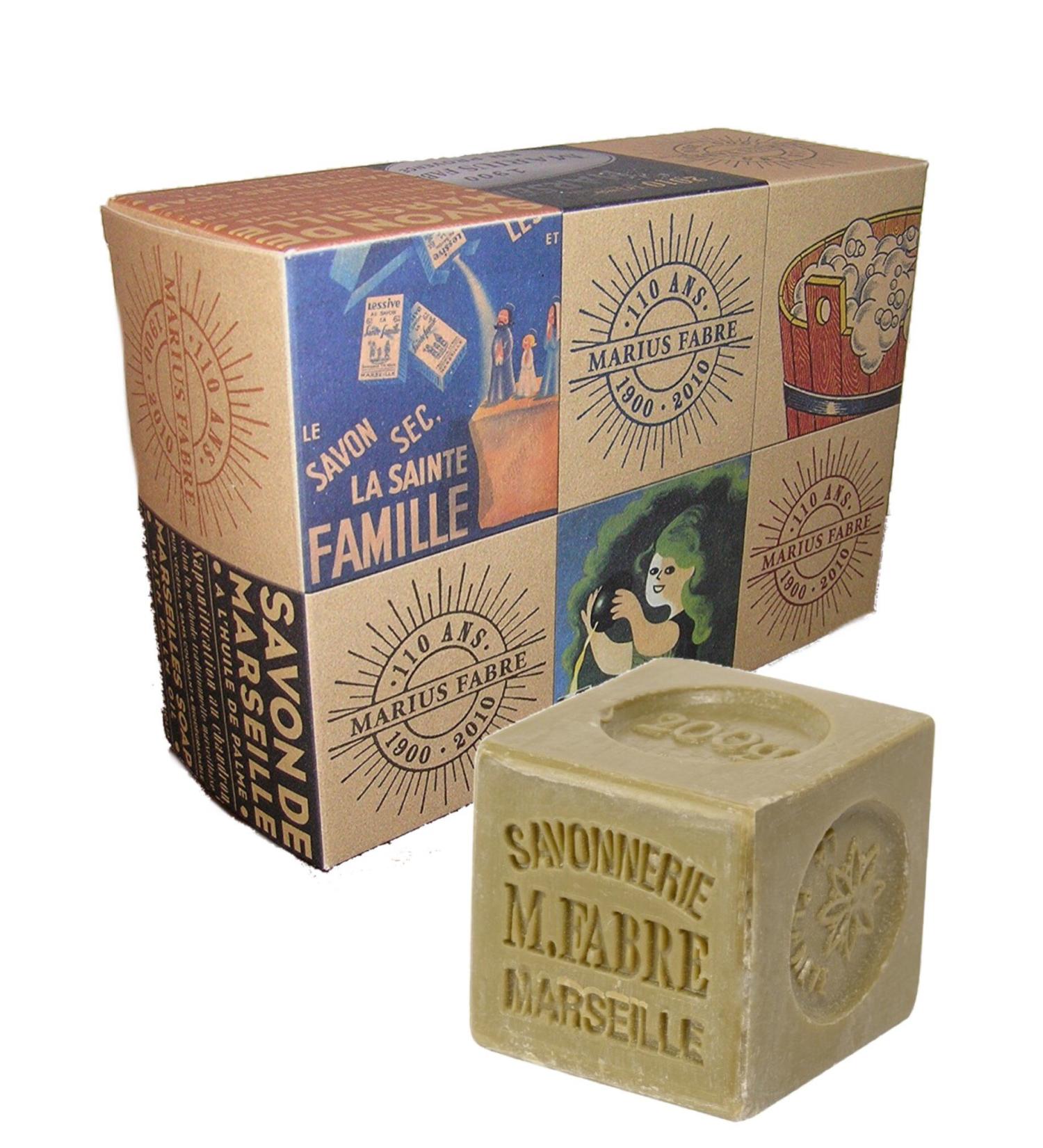 Marius Fabre Marseille Olive Oil Soap 110th Box Collector 6x200 G (6x7.1 Oz)