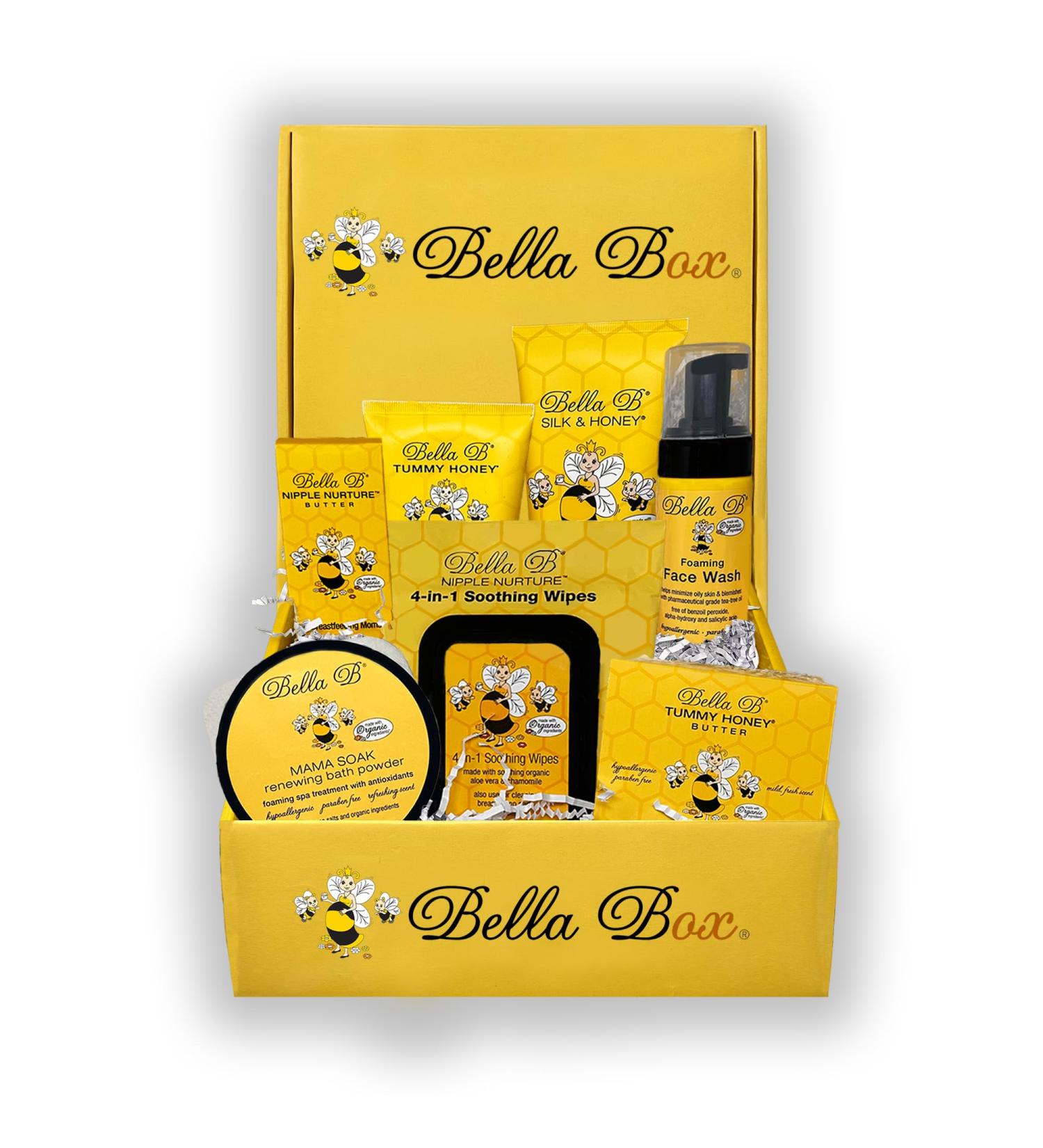 BELLA B Pregnancy & Beyond Essentials - New Mom Skin Care Gift Set | Perfect Pregnancy Gifts & New Mom Basket - Buy Online on GoSupps.com