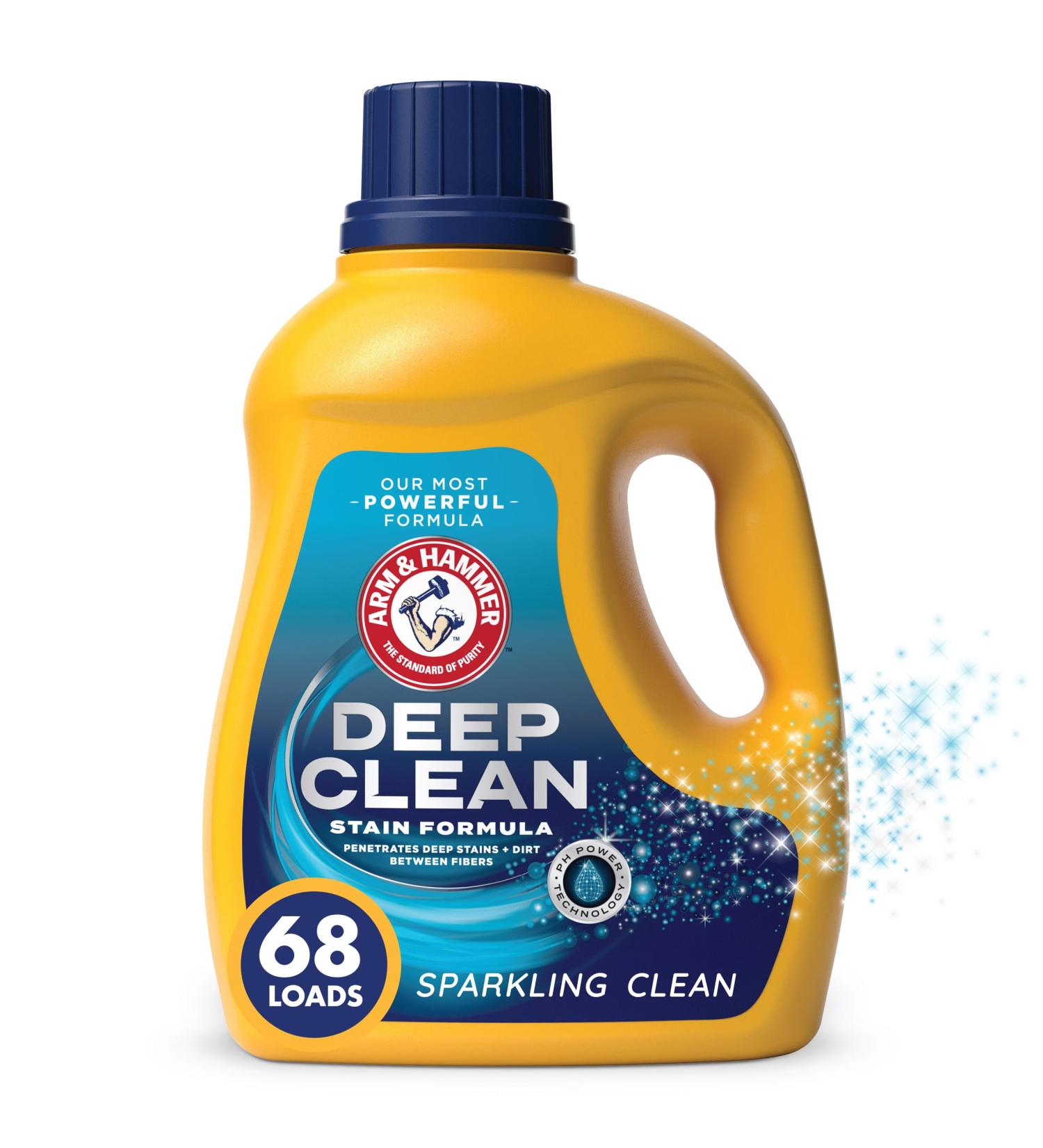 ARM & HAMMER Deep Clean Stain Formula Liquid Laundry Detergent 102 fl oz 68 Loads | Best International Shipping - Buy Online on GoSupps.com