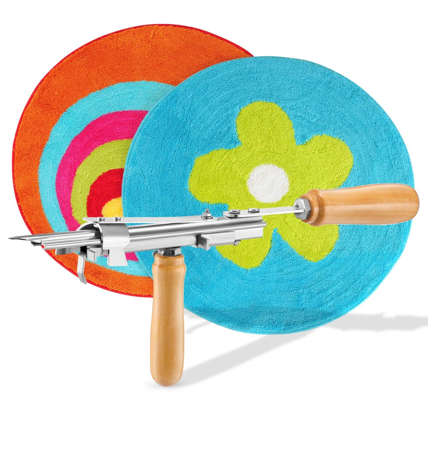 Loop Pile Tufting Gun Tool - 8-15mm Pile Height Handheld Rug Gun for DIY Tufting Artworks - Buy Online on GoSupps.com
