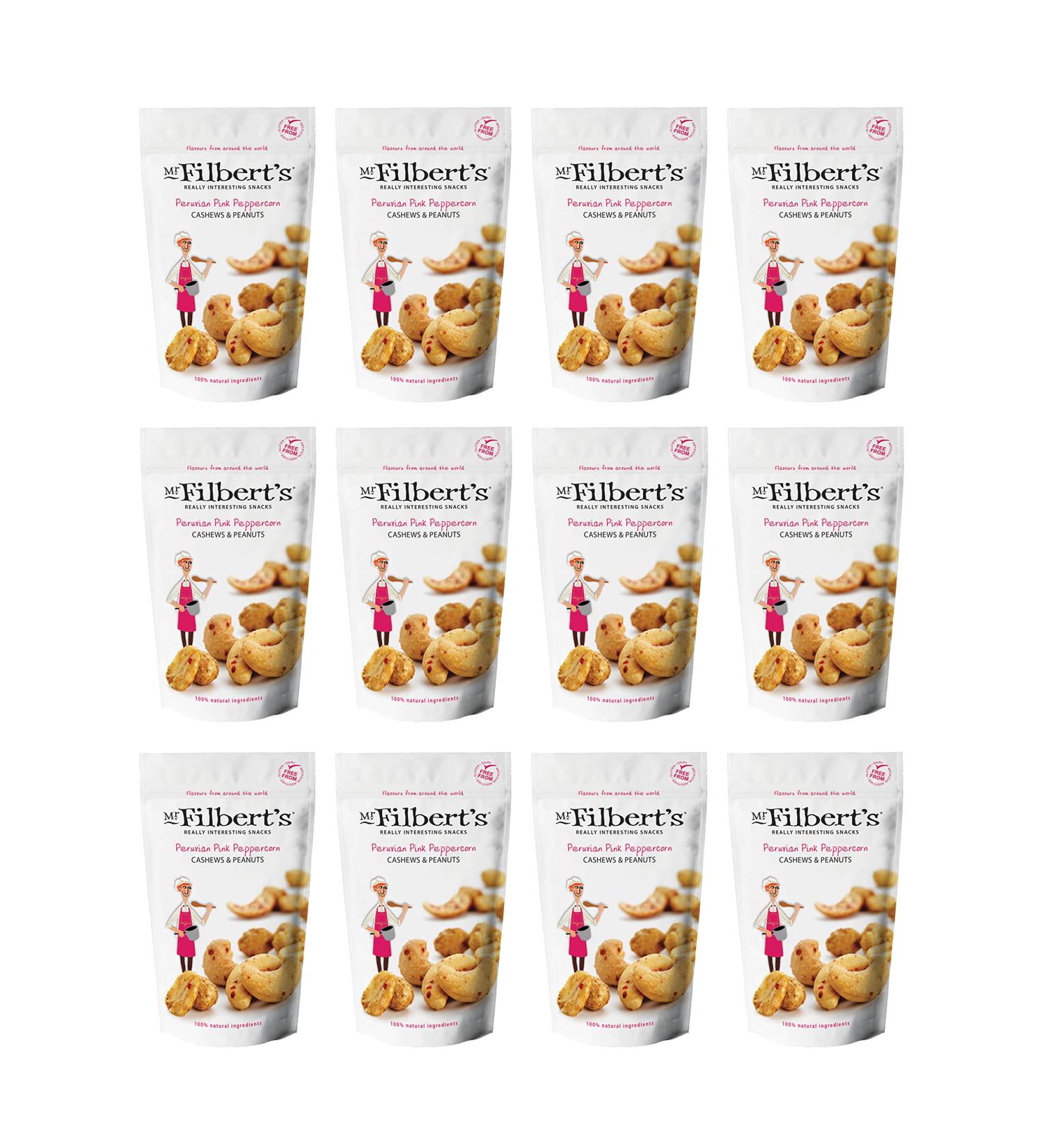 Mr. Filbert's - Peruvian Pink Peppercorns & Cashews & Peanuts 110g - Pack of 12