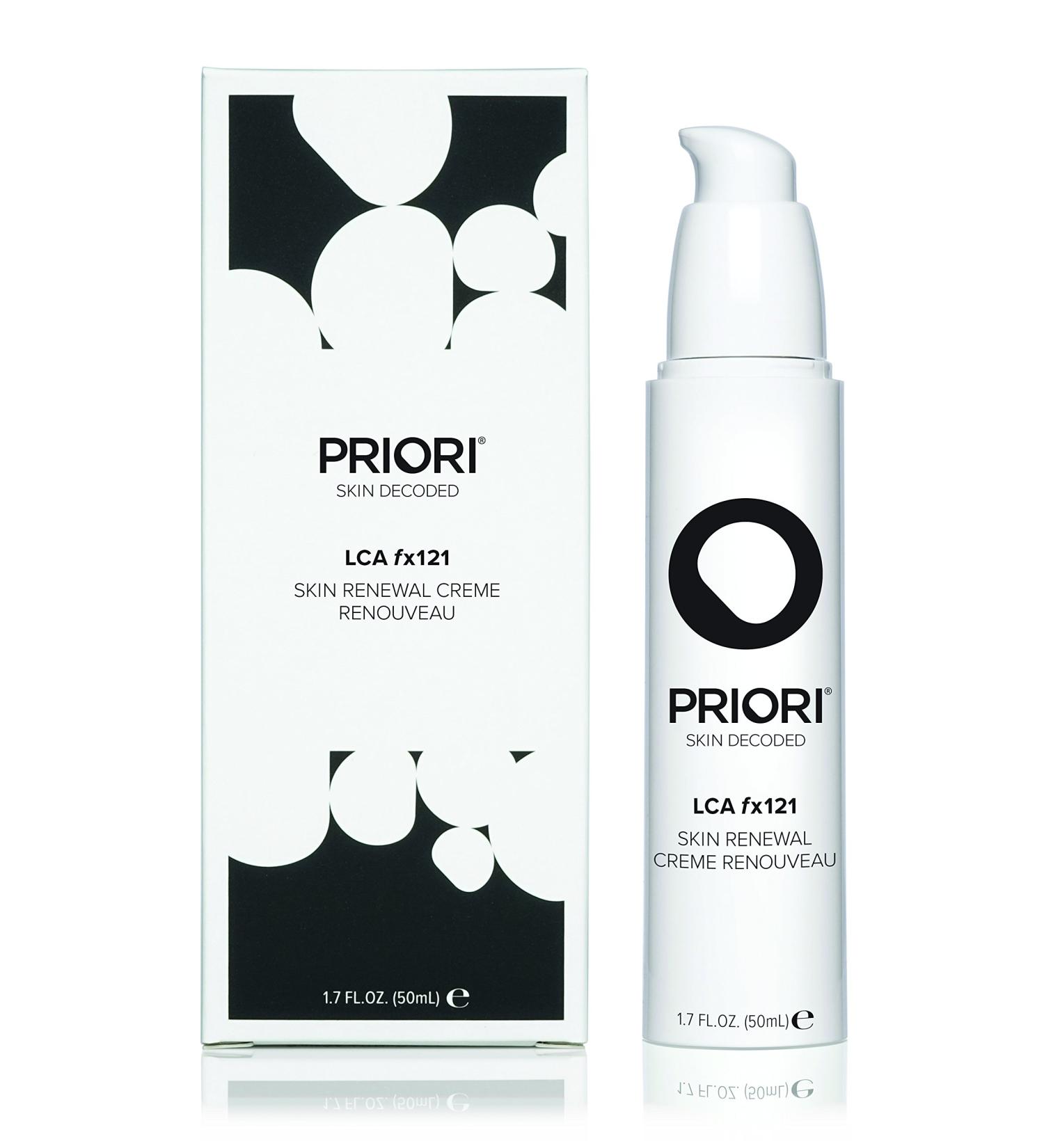 PRIORI Skincare Skin Renewal Cream with Lactic Acid Retexturizing Face Moisturizer for Dark Spots Fine Lines & Wrinkles Acne Scars Vitamin C E Fragrance Free Women & Men Skincare 1.7 fl oz - Buy Online on GoSupps.com