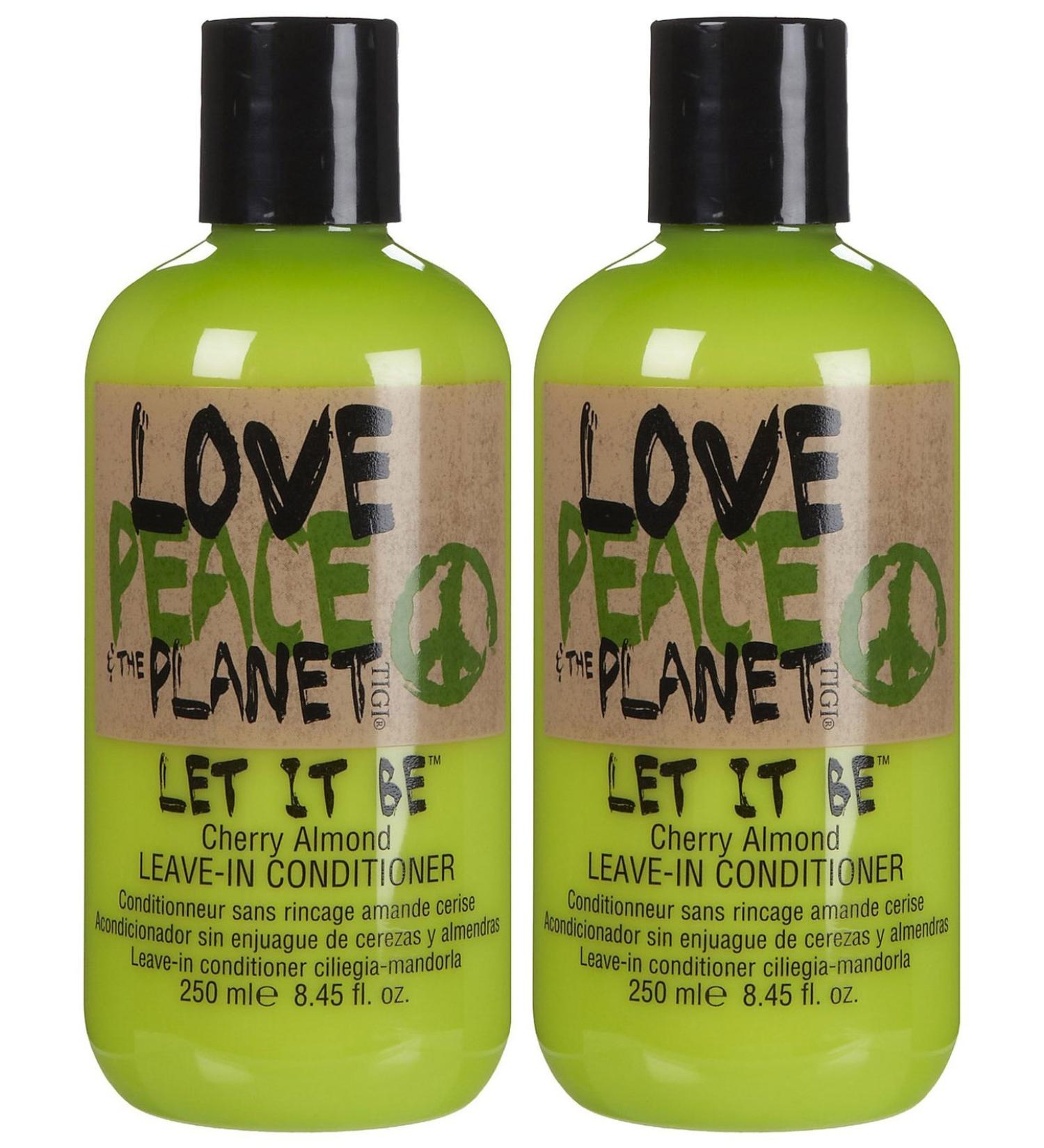 TIGI Love Peace and The Planet Let it Be Leave-In Conditioner Cherry Almond 8.45 Ounce
