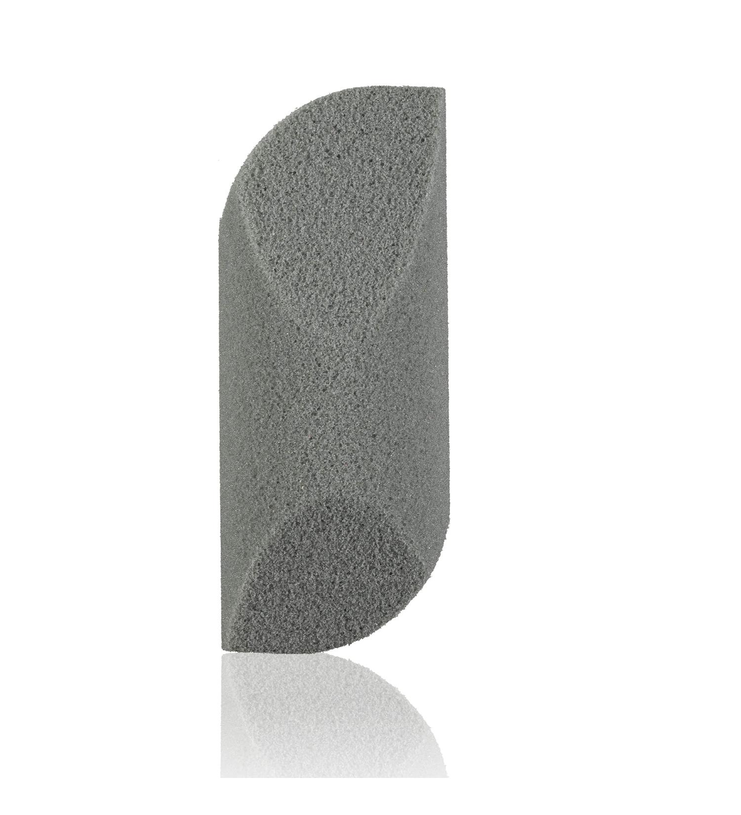 Titania Bimshwamm (rounded) Bills sponge for hand and foot care ergonomically shaped corneal remover Bills sponge foot care Made in Germany Bills swam for feet (gray) rounded 1 piece (1 Pack)