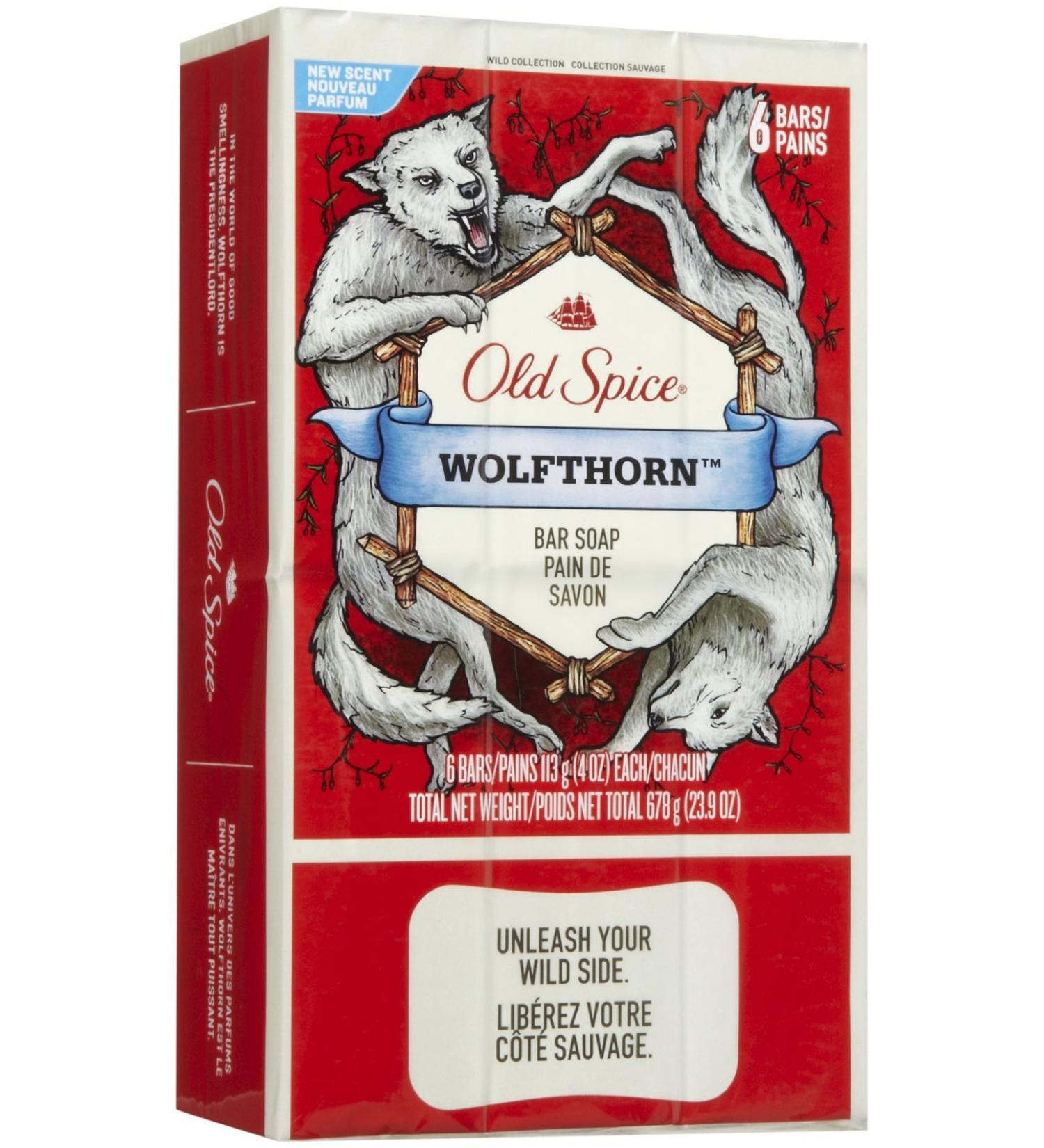 Old Spice Wolfthorn 6 count Wolfthorn 6 Count (Pack of 1)