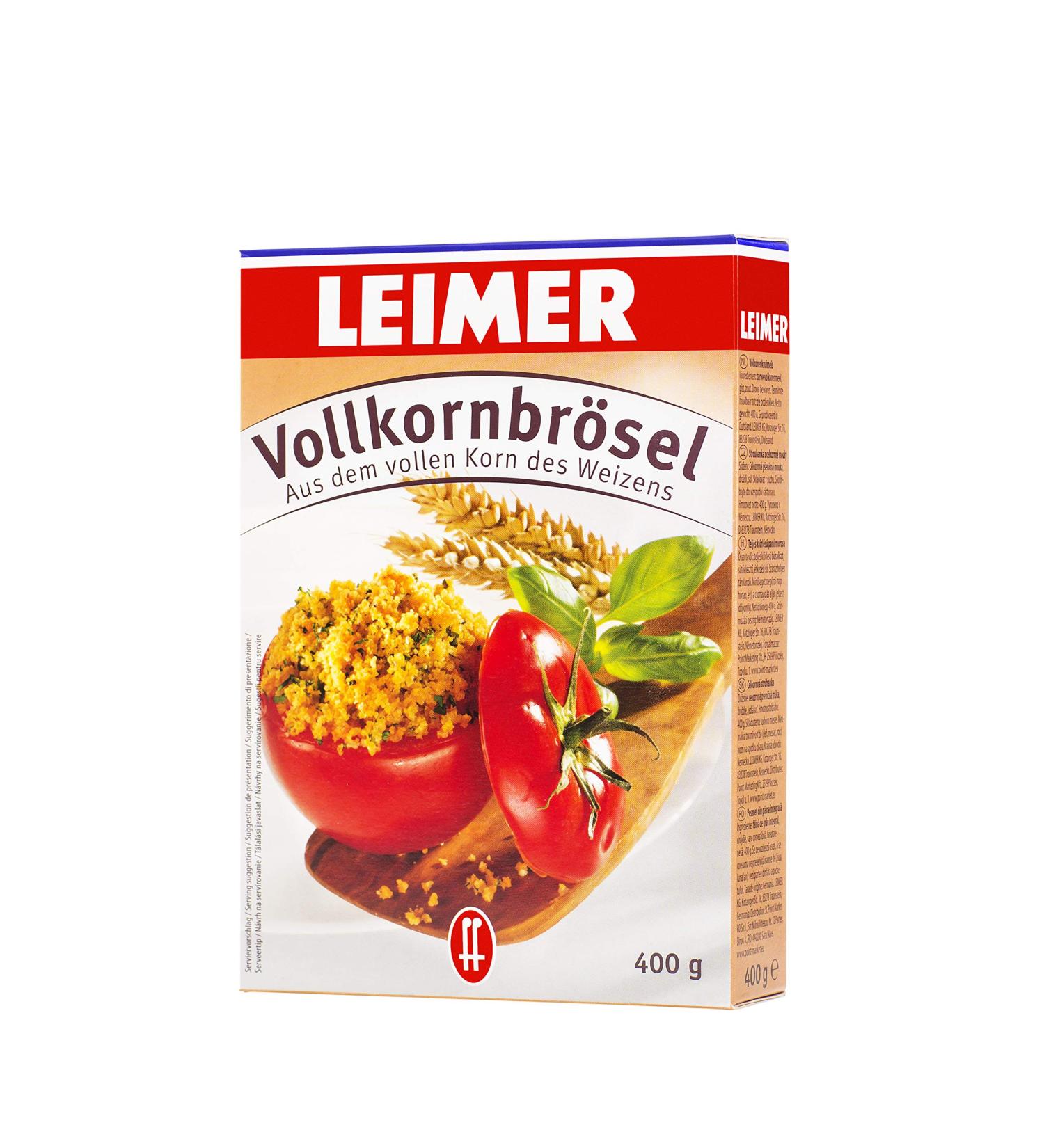 Leimer Wholemeal Breadcrumbs - 5 Pack (5 x 400g) | Premium Quality for International Shipping - Buy Online on GoSupps.com