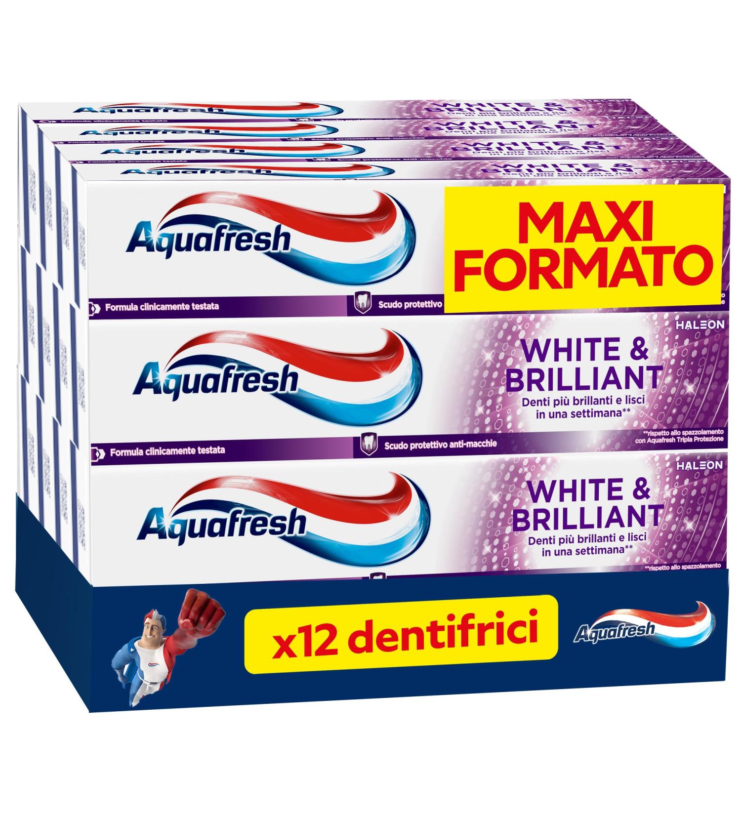Aquafresh Dent Whitening/Brilliant 75