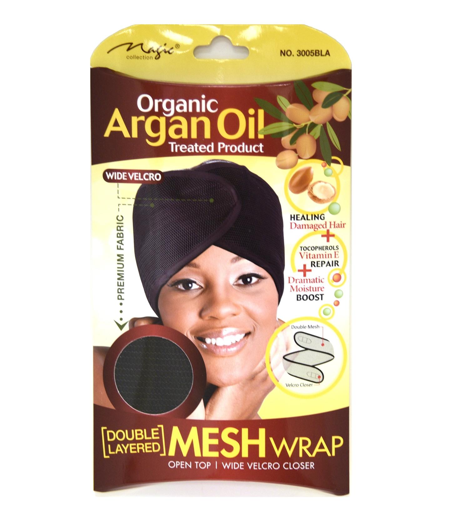 Organic Argan Oil Double Layered Mesh Wrap By Magic Collection