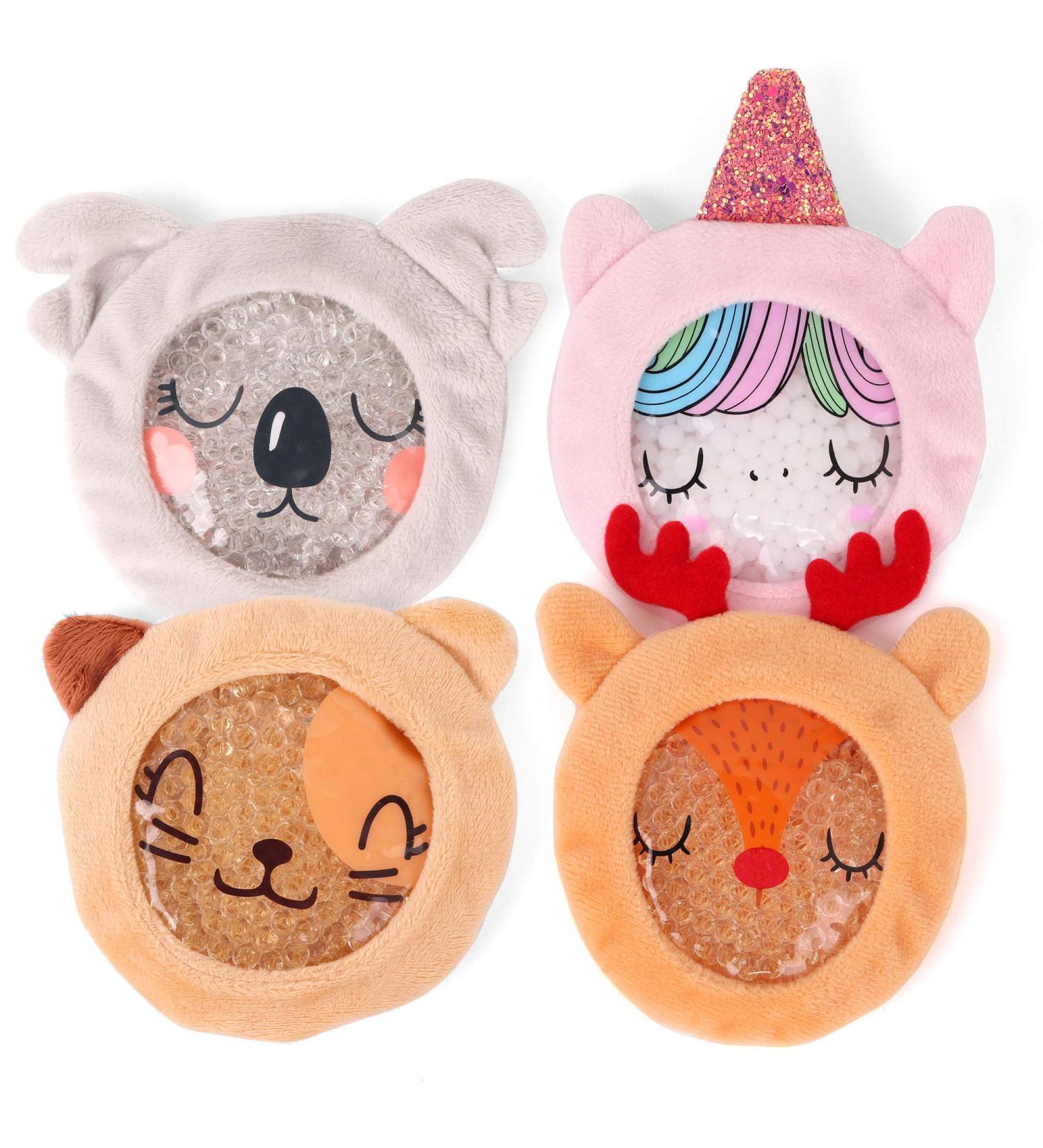 Kids Ice Packs - Hot Cold Boo Boo Buddy for Pain Relief - Reusable (Pack of 4) - Buy Online on GoSupps.com