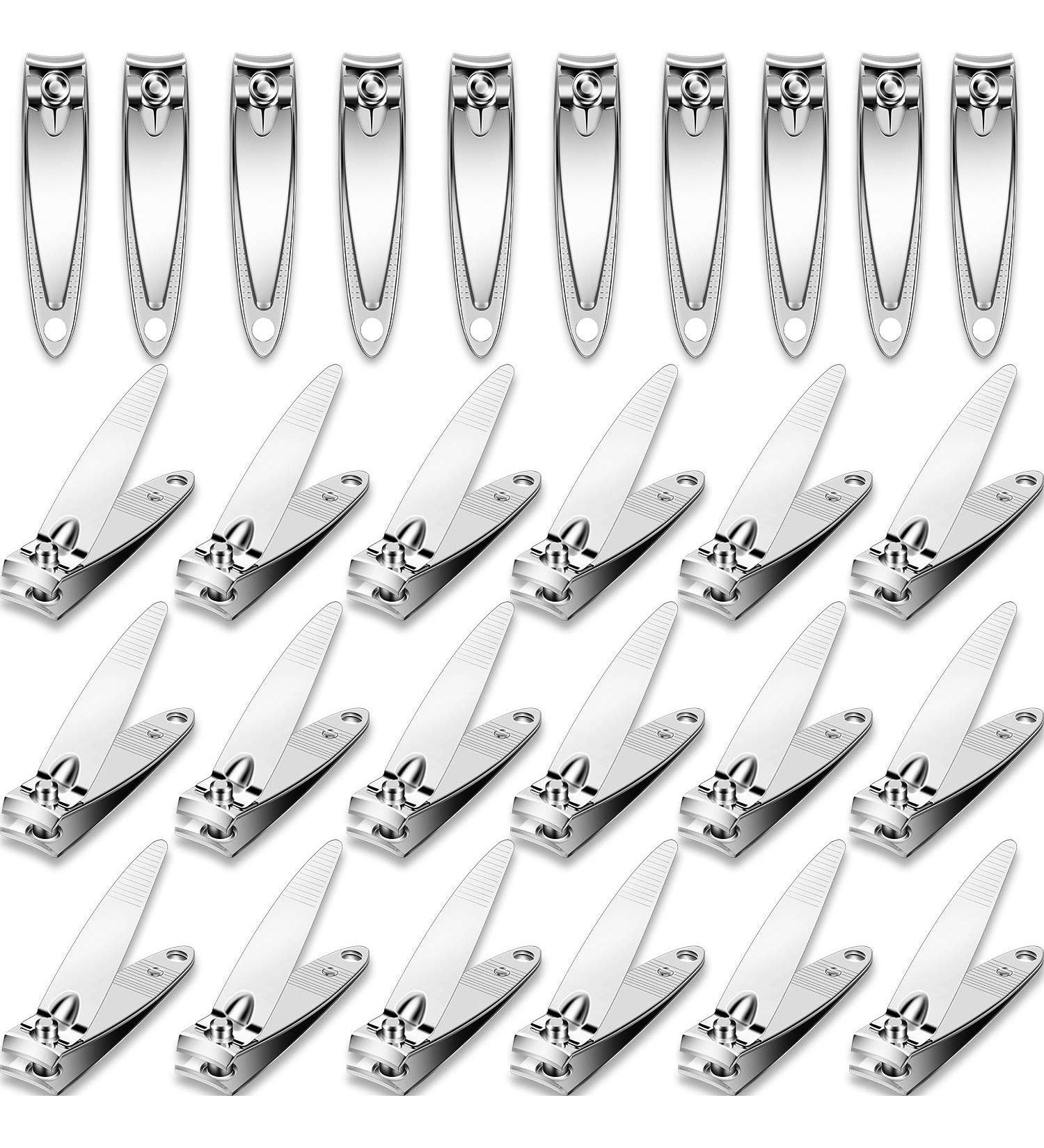28-Piece Stainless Steel Fingernail and Toe Nail Clipper Set for Men and Women - Portable and Sturdy - Buy Online on GoSupps.com