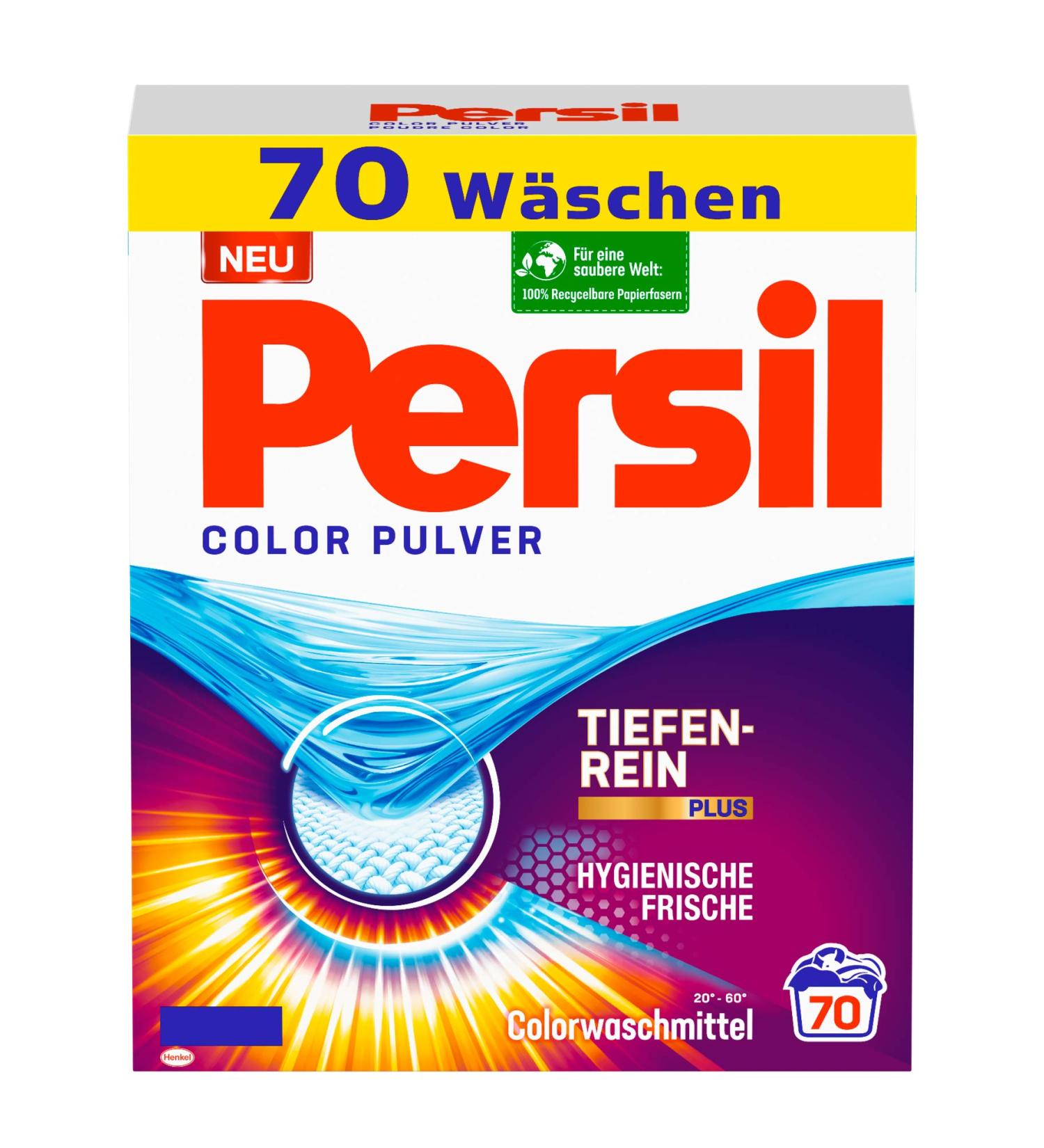 Buy Persil Color Powder 4.55kg - 70 Wash Loads | Deep Pure-Plus Technology for Stubborn Stains | Bright Colors Detergent - International Shipping Available - Buy Online on GoSupps.com