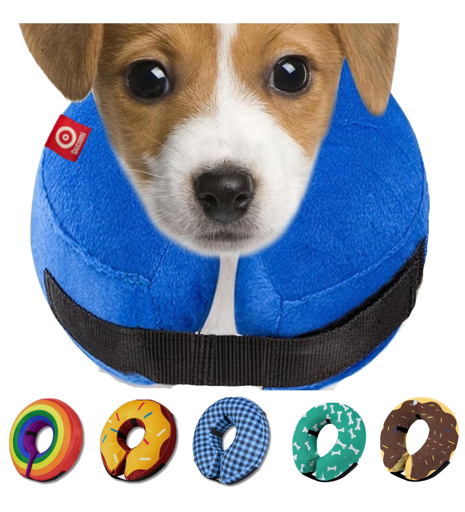 Ducomi Inflatable Dog & Cat Hinges | XS Blue - Enhance Animal Comfort & Mobility | Prevent Scratches & Bites - Buy Online on GoSupps.com