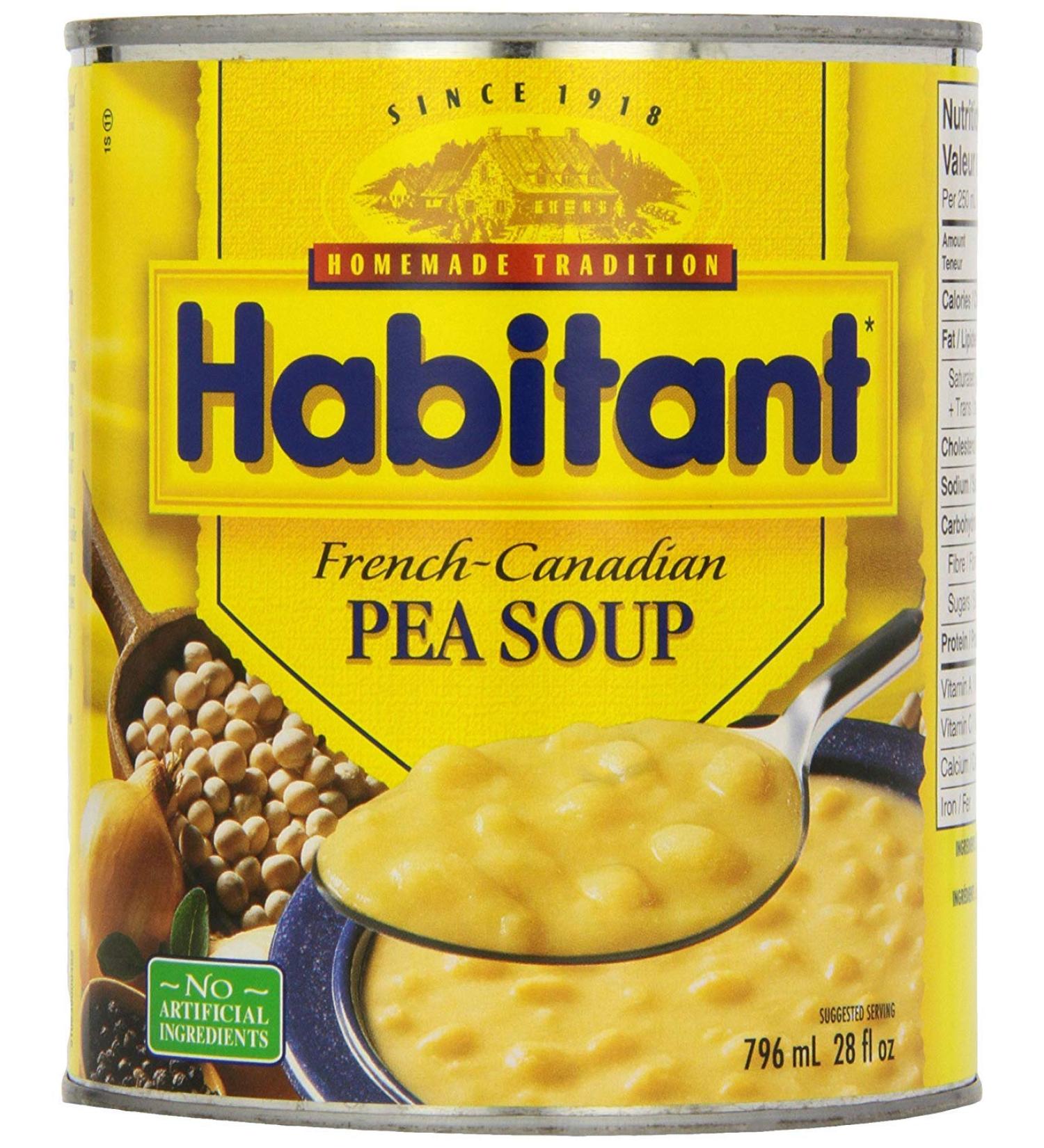 Habitant French Canadian Pea Soup 796ml/28 fl. oz. Imported from Canada - Buy Online on GoSupps.com