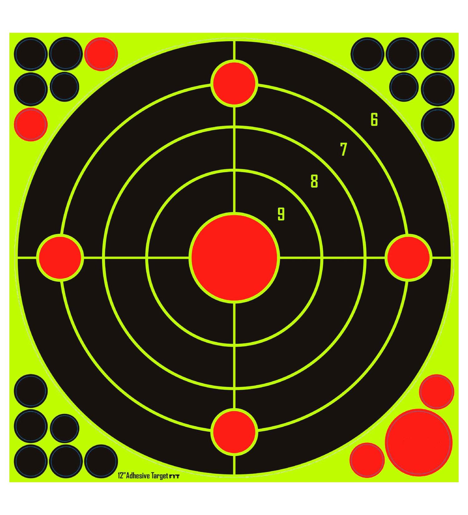 Kefit 12x12 Self Adhesive Splatter Paper Targets for Shooting - 20 Pack - Ideal for BB Gun, Rifle, Airsoft, Pistol - Buy Online on GoSupps.com