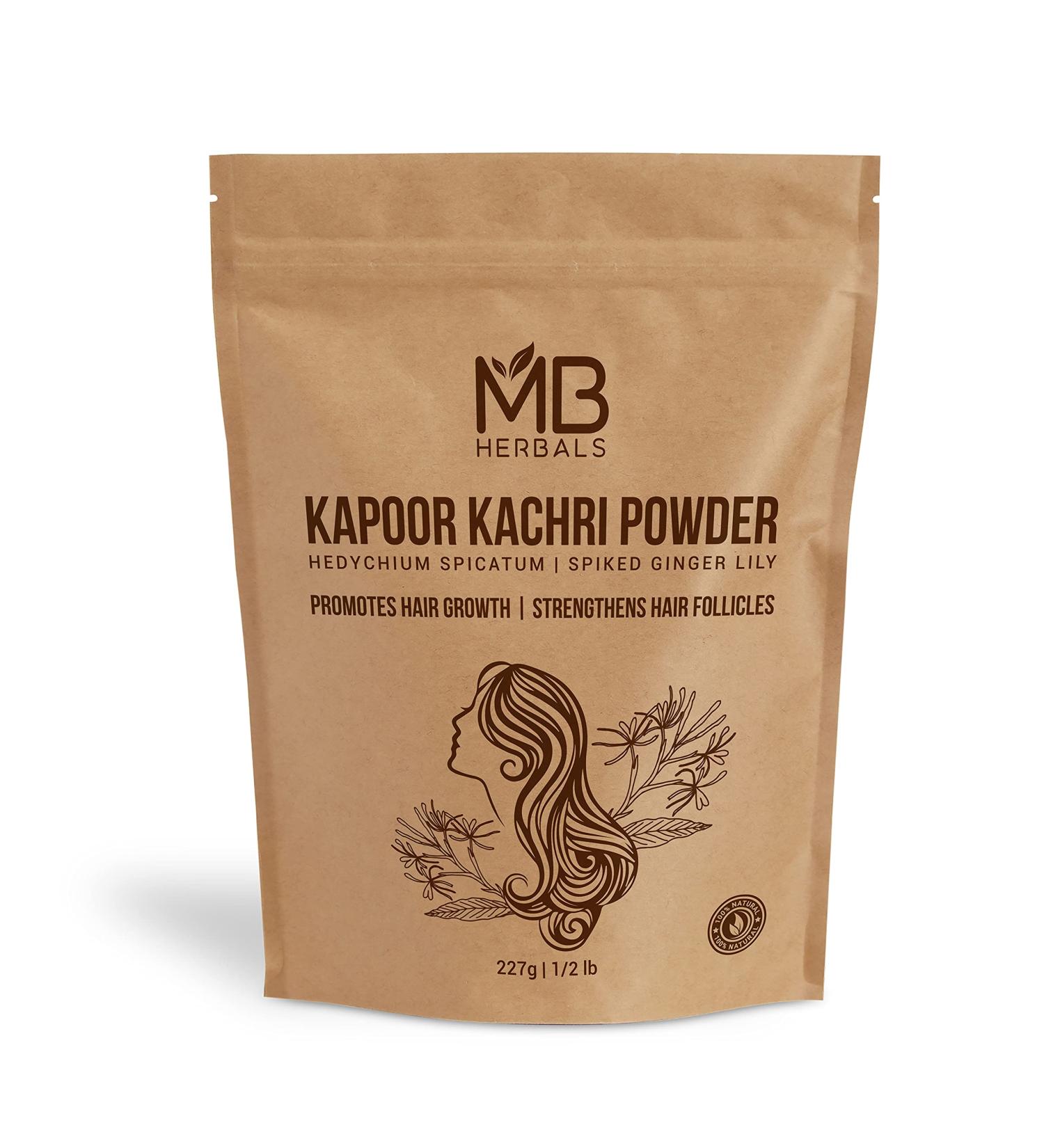 MB Herbals Kapoor Kachri Powder 227 Gram (0.5 OLB / 8 oz) | Hair Care | Promotes Hair Growth & Strengthens Hair Follicles