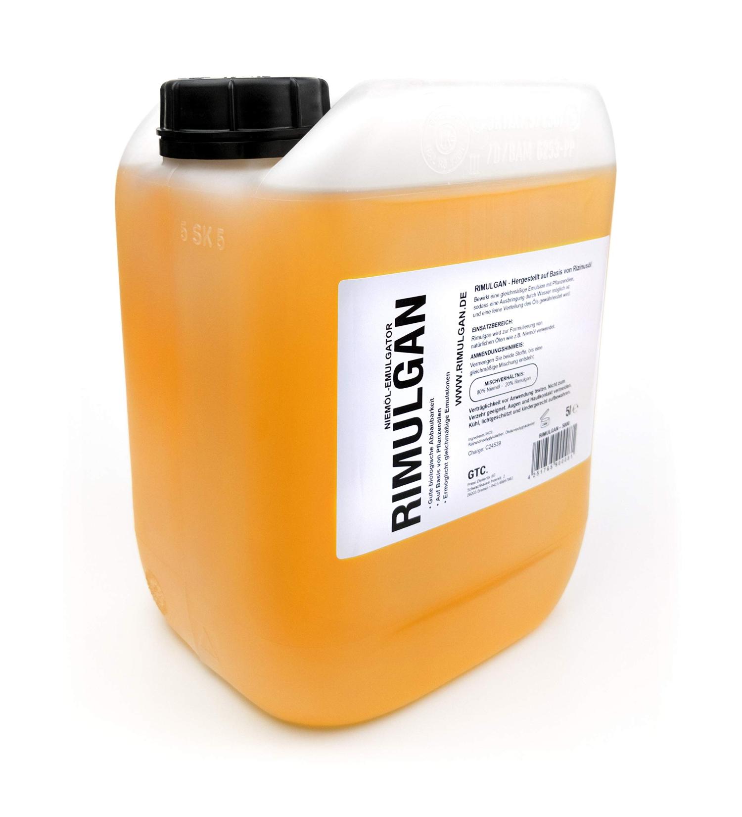Rimulgan Emulsifier 5000ml | Castor Oil-Based | Premium Quality for International Shipping - Buy Online on GoSupps.com