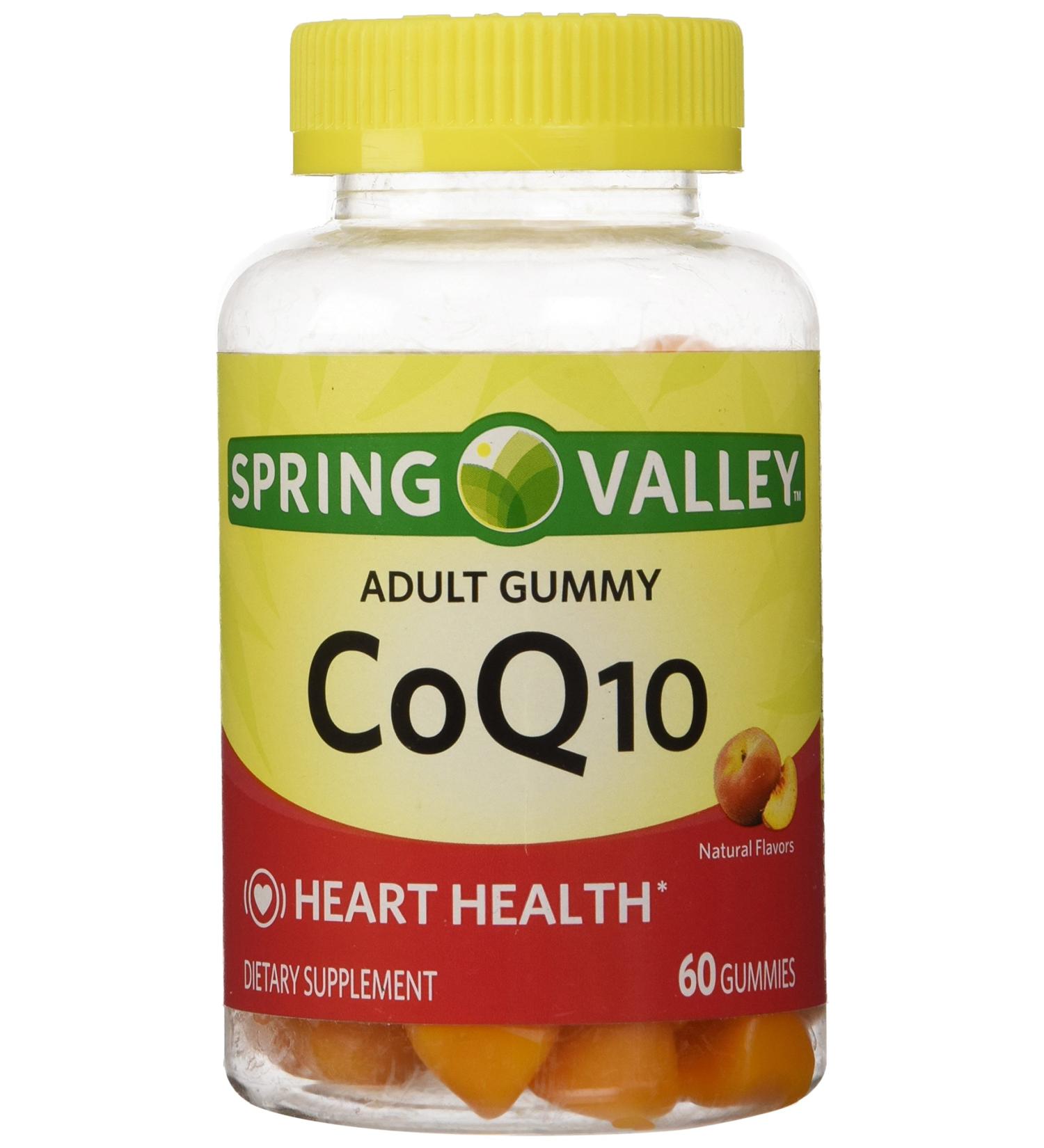 Buy Spring Valley Co Q-10 Dietary Supplement Adult Gummies 60ct - Healthy Heart Immune Support Fast Shipping Worldwide - Buy Online on GoSupps.com