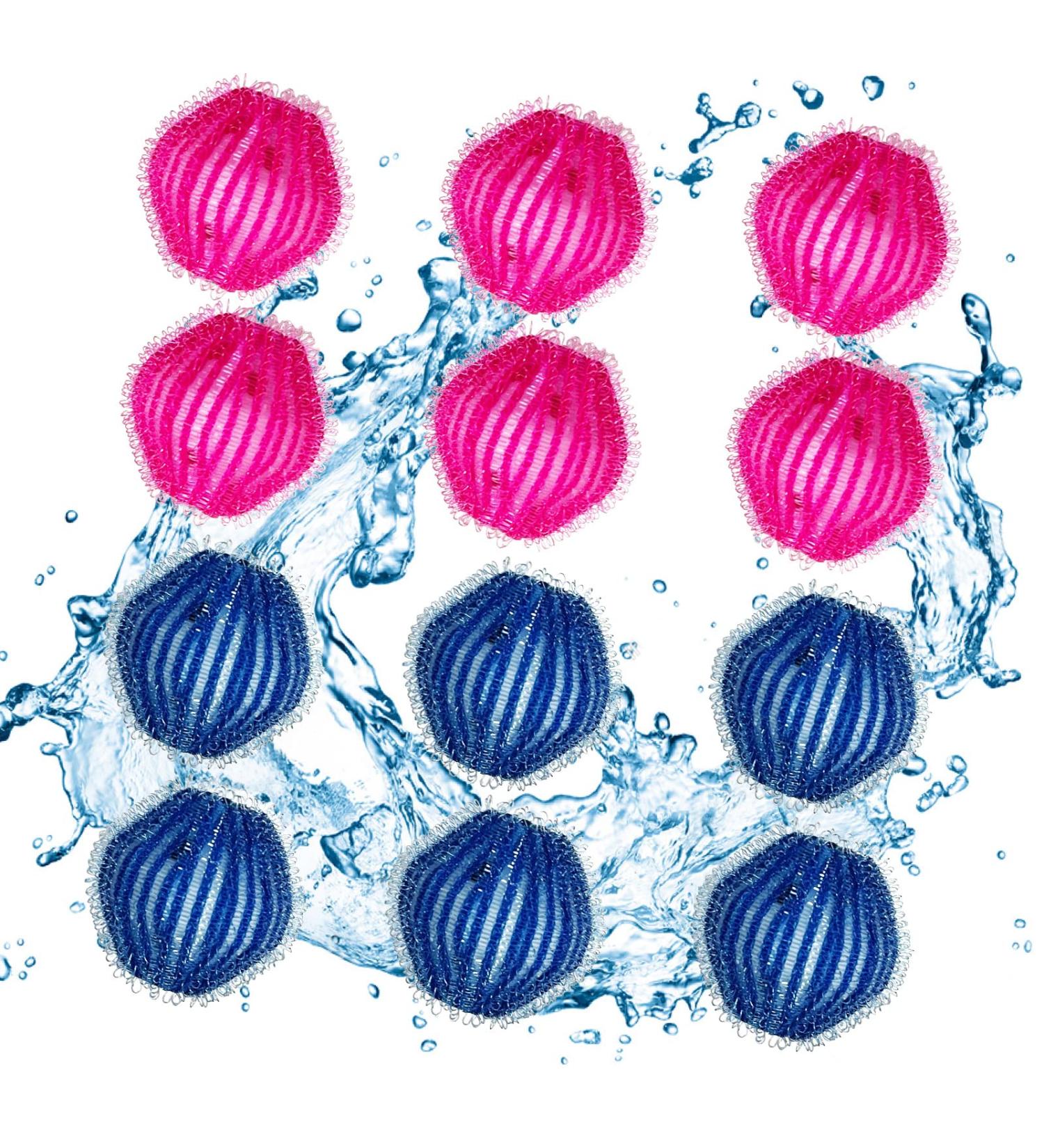 Pet Hair Remover for Laundry - 12 Reusable Washing Balls | Easily Remove Pet Hair from Clothes - Buy Online on GoSupps.com