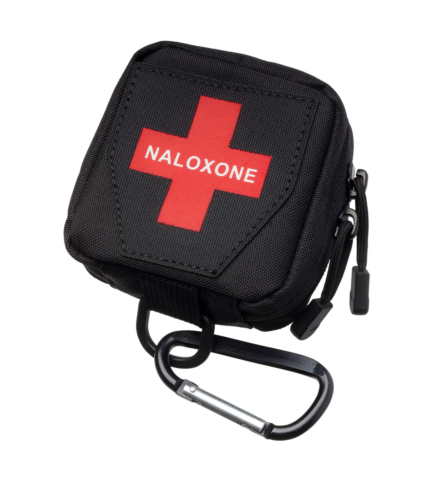 Naloxone Belt Pouch for Opioid Overdose Kits | Compact Design for Two Nasal Spray Doses | Customizable Attachment | Naloxone Accessories Compatible - Buy Online on GoSupps.com