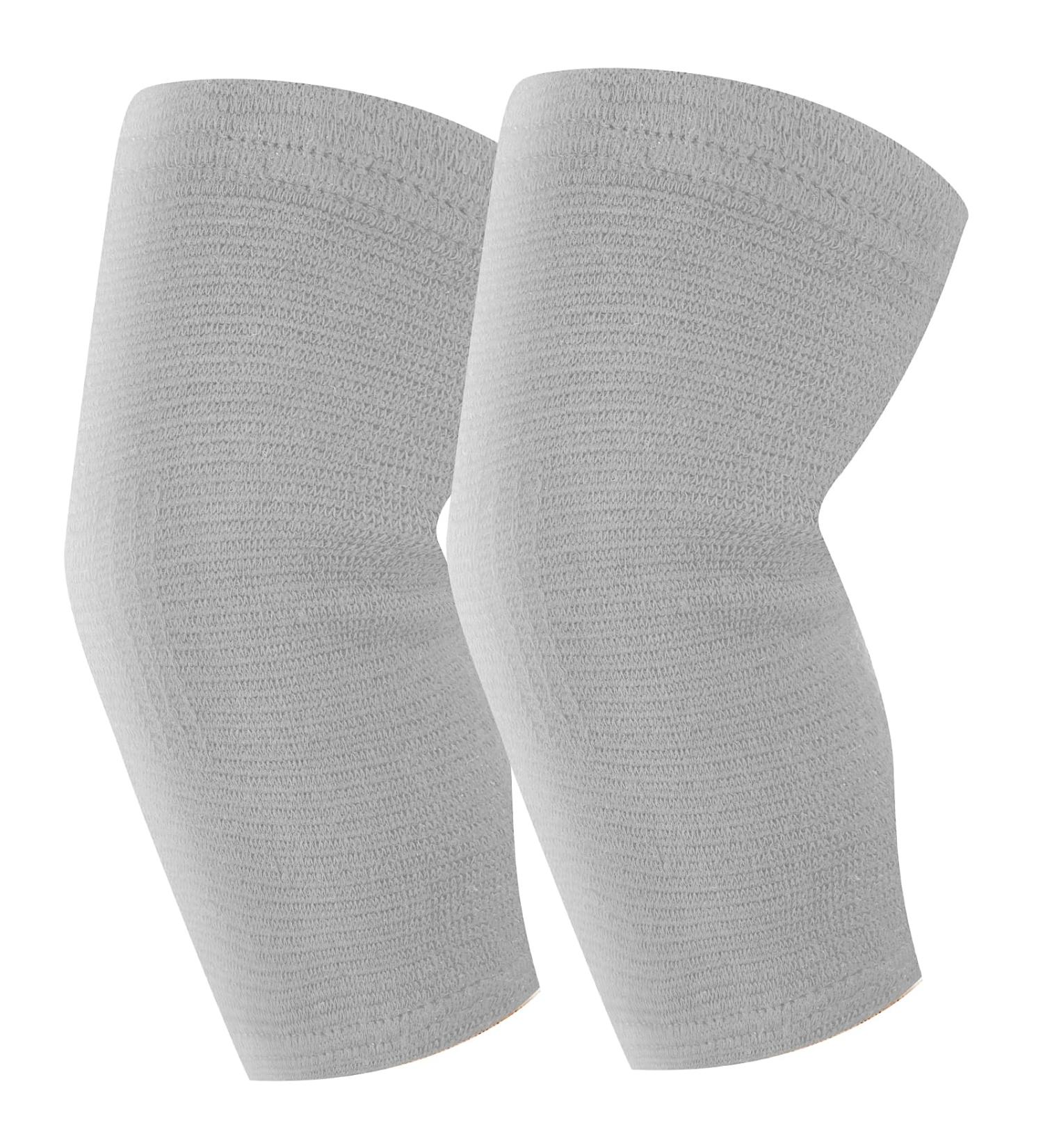 WLLHYF Elbow Compression Sleeves - Arm Protector Pads for Tennis, Golf, Fitness - Breathable Support Brace for Men and Women - Grey - Buy Online on GoSupps.com