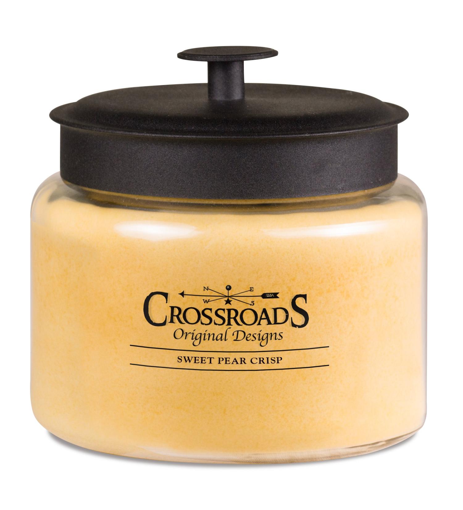 Crossroads Sweet Pear Crisp Scented 4-Wick Candle 64 Ounce