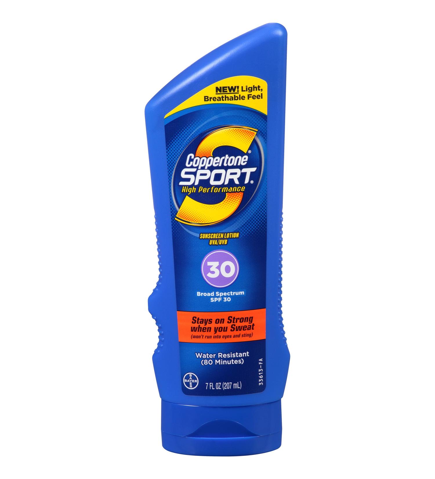 Coppertone Sport Sunscreen SPF 30 Lotion - 7 Fl Oz | Fast International Shipping - Buy Online on GoSupps.com