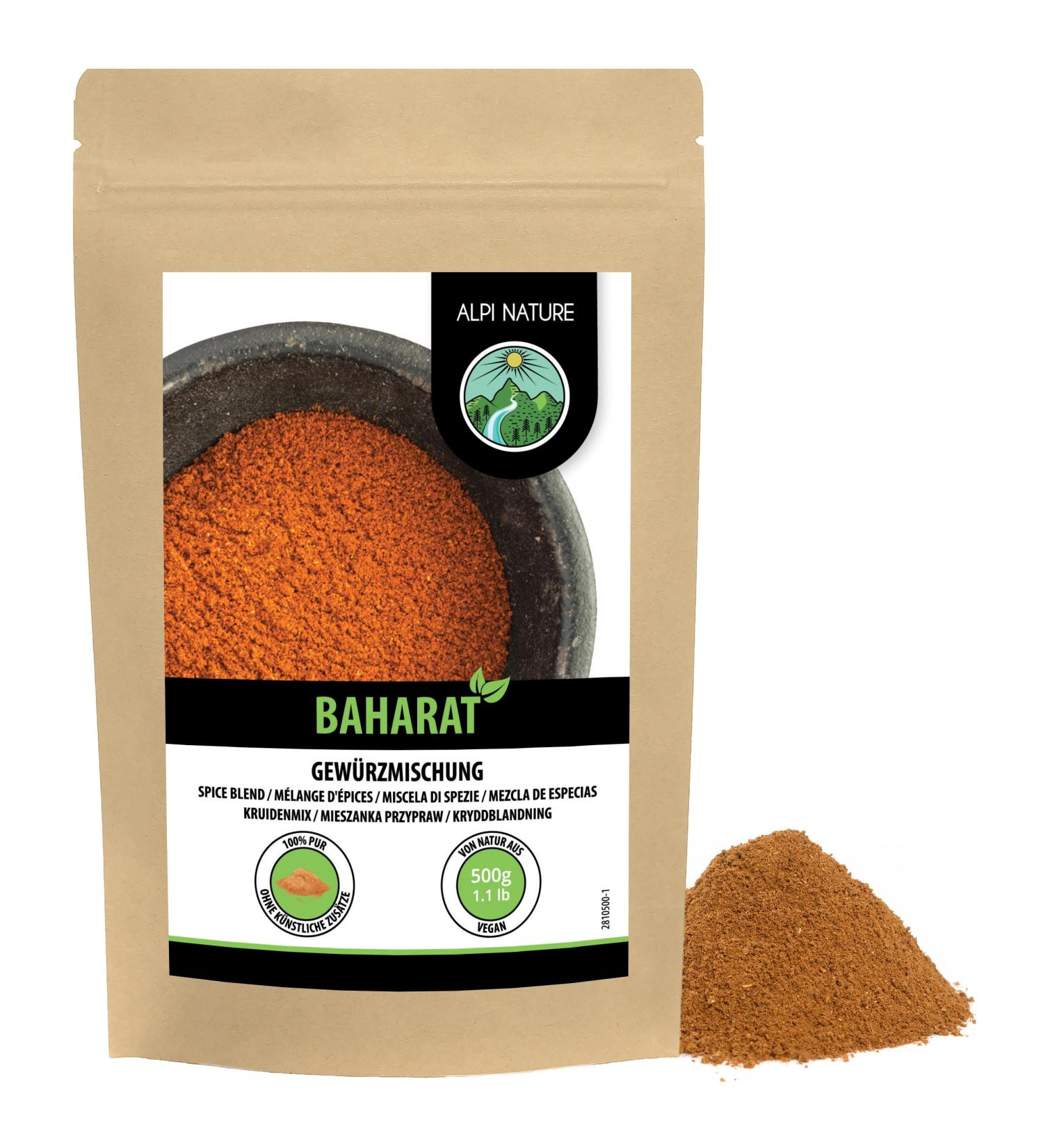 Baharat Spice Mix (500g) Baharat Spice 100% Natural Arabic Spice Mix Baharat Spice Preparation No Artificial Additives - Buy Online on GoSupps.com