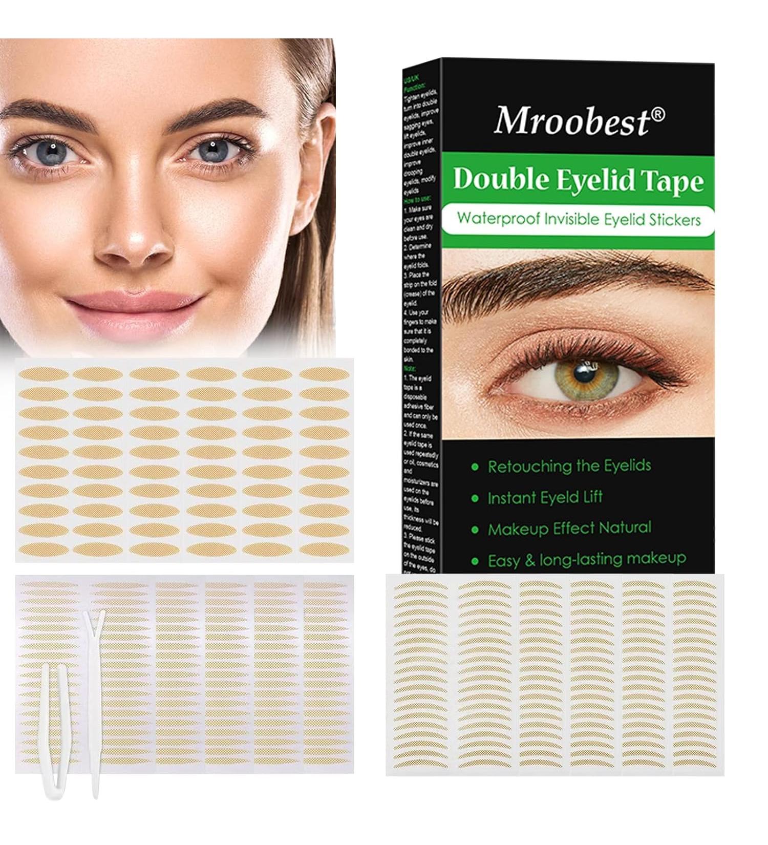 600 Pieces Double Eyelid Tape Eyelid Tape Eyelid Sticker Eyelid Lifter Strips Invisible Double Eyelid Stripes Eyelid Tape Set Double Sided Eyelid Tape Double Eyelid Patch Eyelid Stripes - Buy Online on GoSupps.com