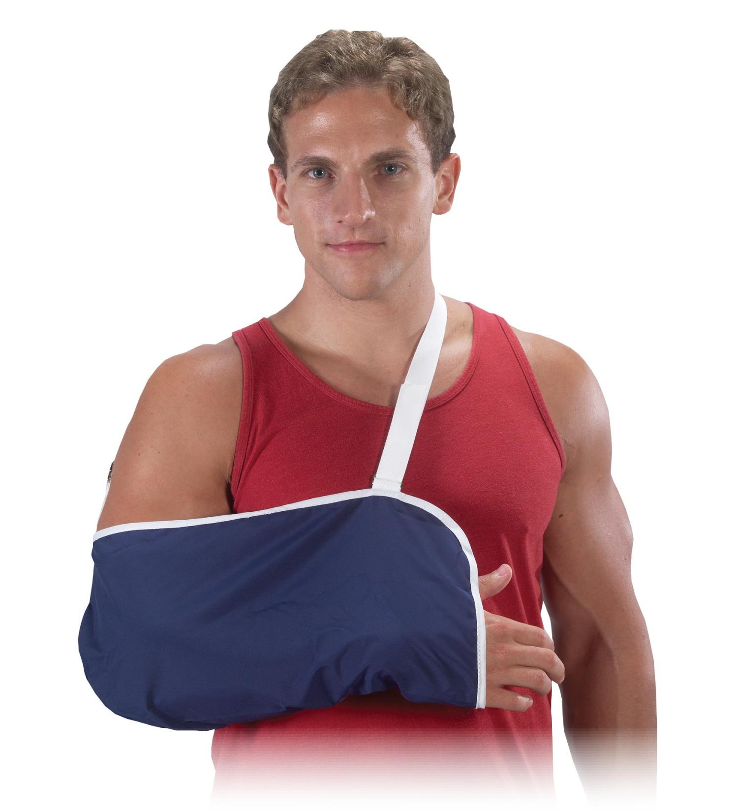 Closed End Arm Sling Navy Blue Medium