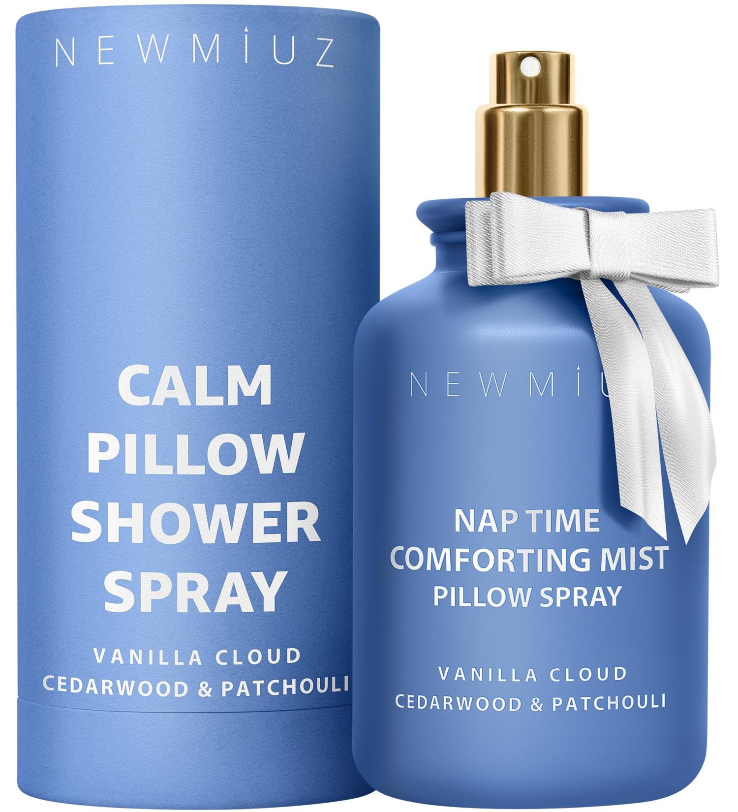 Pillow Spray Calming and Relaxing Pillow Linen Mist Vanilla Cedarwood Essential Oils Stress Relief Aromatherapy Sleep Bedtime Shower Spray Luxury Gift - Buy Online on GoSupps.com