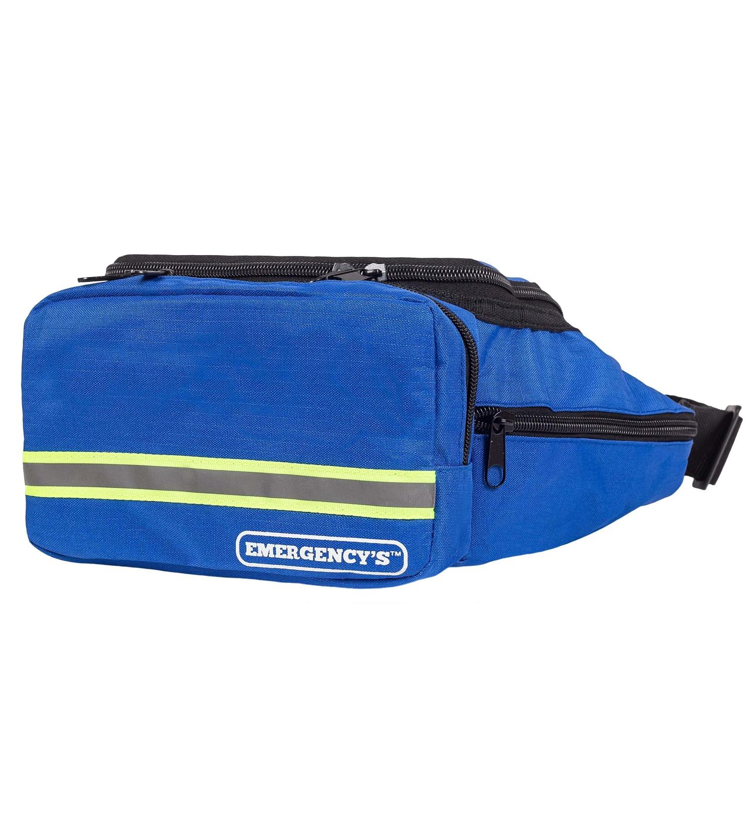 EB MARSUPIO Royal Blue First Aid Hip Bag - Compact Emergency Bag for First Aiders with Adjustable Belt - Ideal for On-the-Go Safety - Buy Online on GoSupps.com