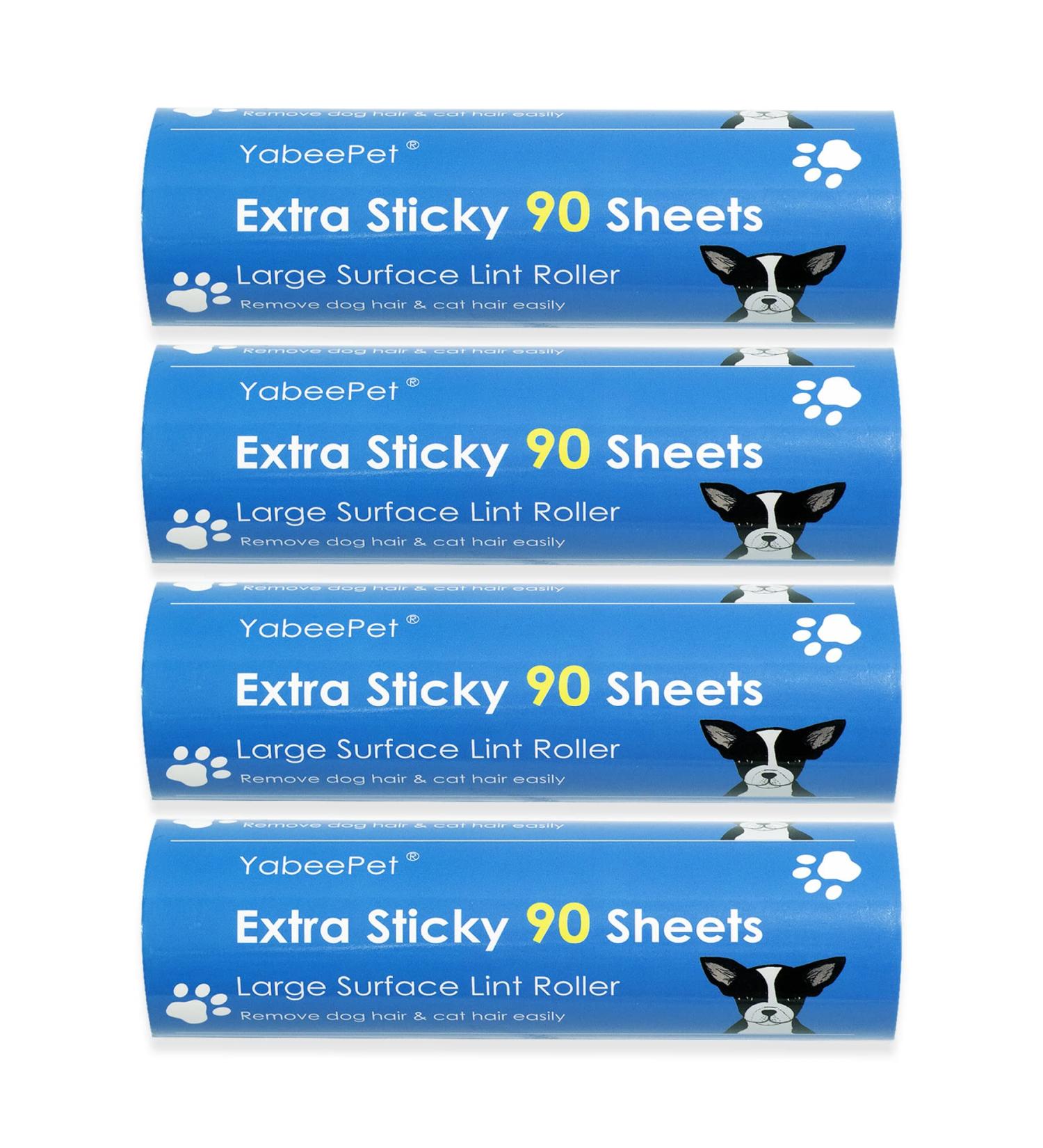 YabeePet 4-Pack Lint Roller Refills - 360 Sheets 16cm Width Perfect for Home & Travel - Buy Now! - Buy Online on GoSupps.com