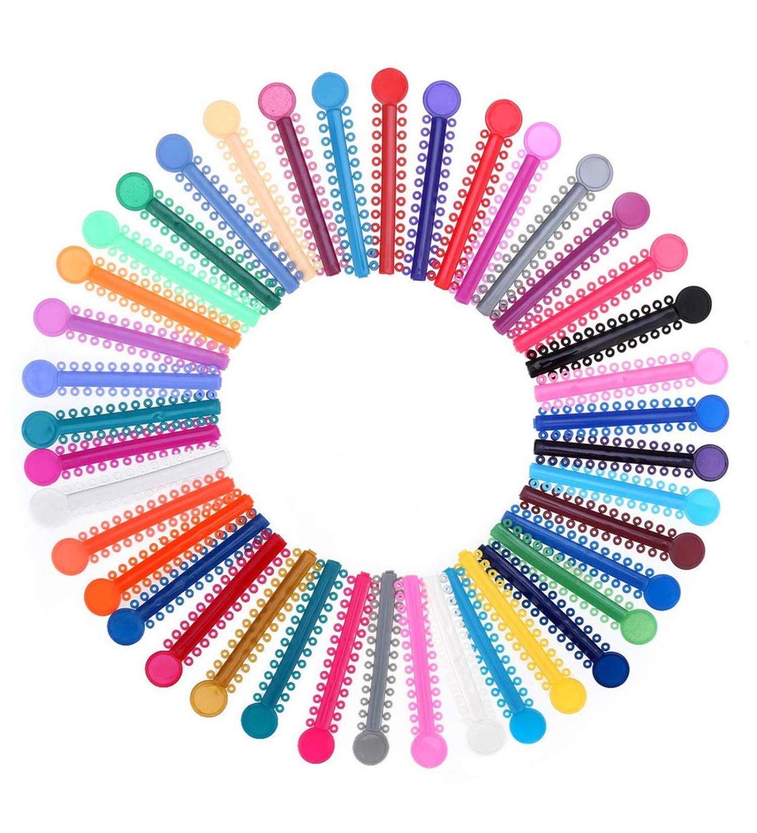 Orthodontic Ligature Rubber Bands - Multi-Color O-rings for Braces - Buy Online on GoSupps.com
