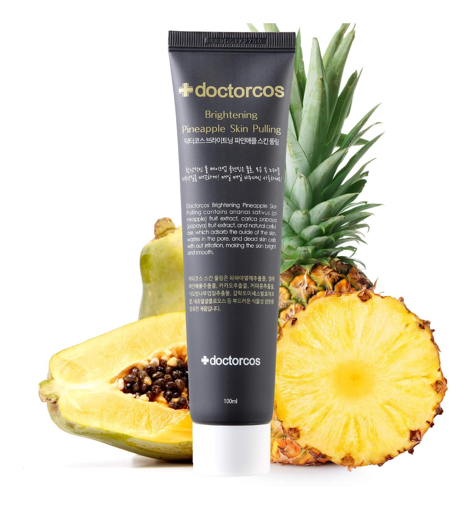 Brightening Pineapple Face Cleanser 100ml | Exfoliating Scrub for Blackheads & Dead Skin | Korean Skin Care 3.38 Fl Oz | Makeup Remover & Facial Wash - Buy Online on GoSupps.com