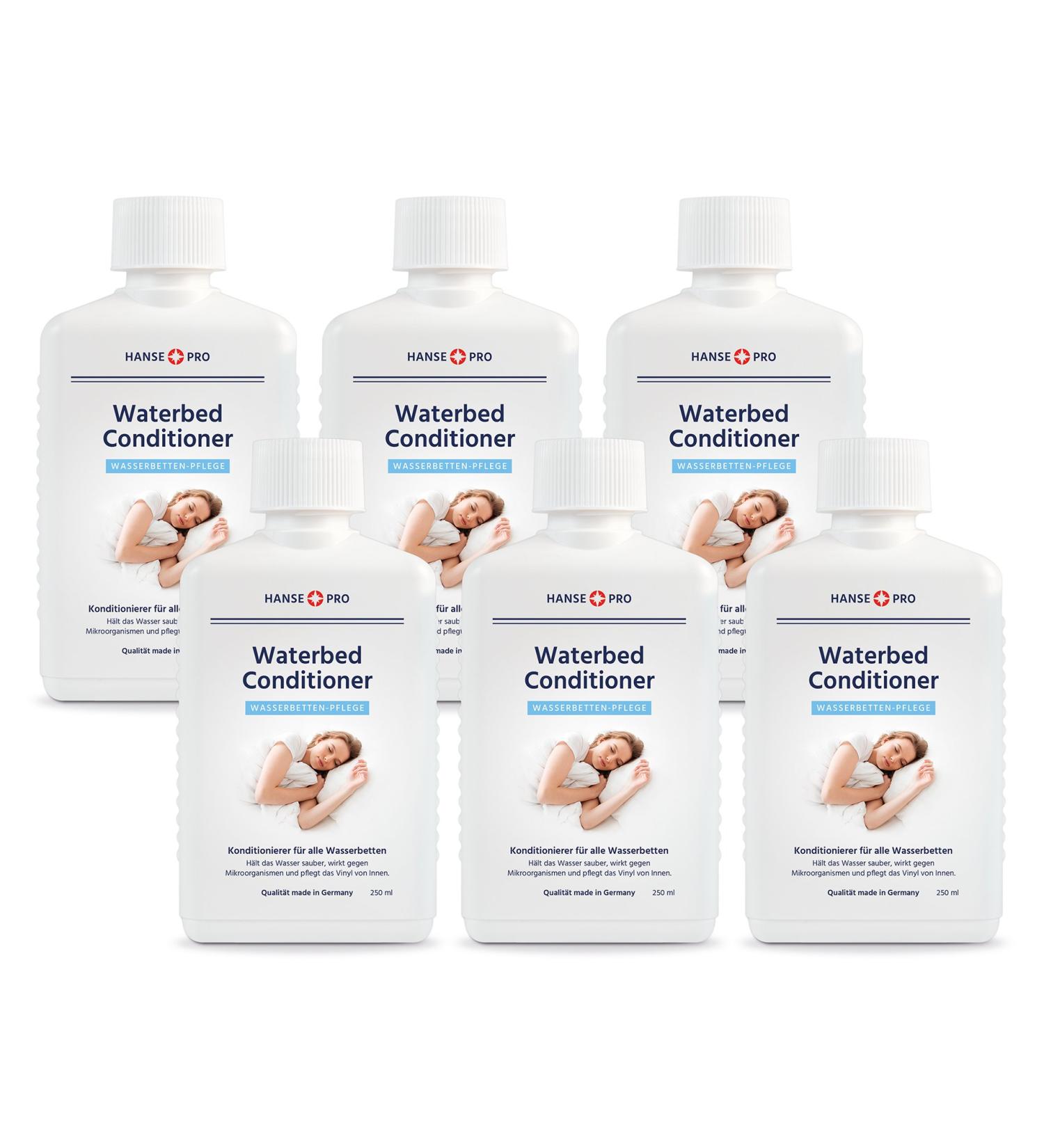 Hanseatic Pro Waterbed Conditioner - 6 x 250 ml | Premium Care & Cleaning Solution for All Water Beds - Buy Online on GoSupps.com