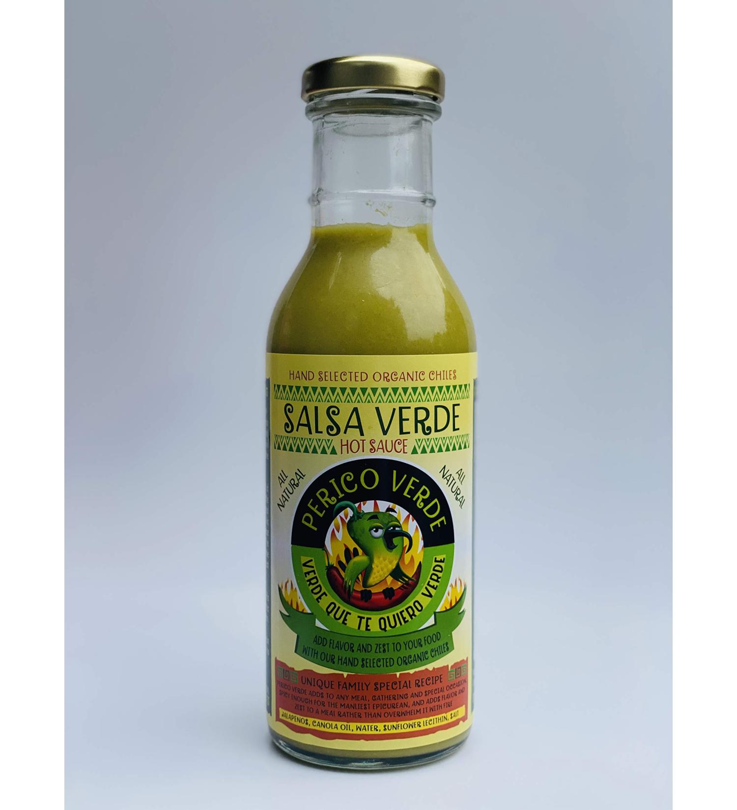 Perico Verde Premium Hot Sauce 12 Fl Oz - Salsa Verde Especial | Pack of 1 - Buy Online on GoSupps.com