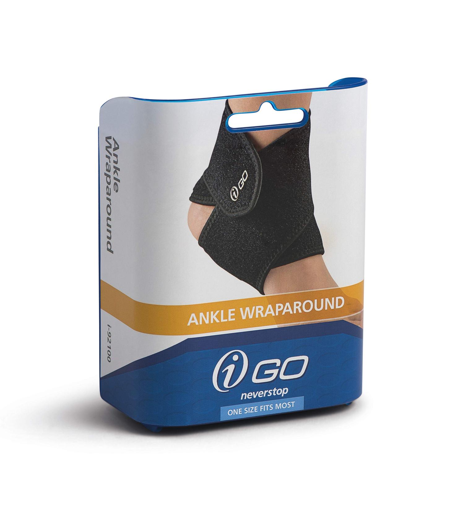 iGo i-92100 Ankle Wraparound | One Size Comfort & Support | International Shipping Available - Buy Online on GoSupps.com
