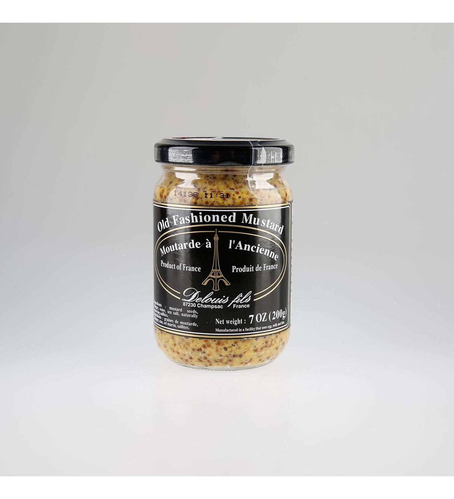 French Whole Grain Old Fashioned Mustard - 1 x 7.0 oz 7 Ounce (Pack of 1)