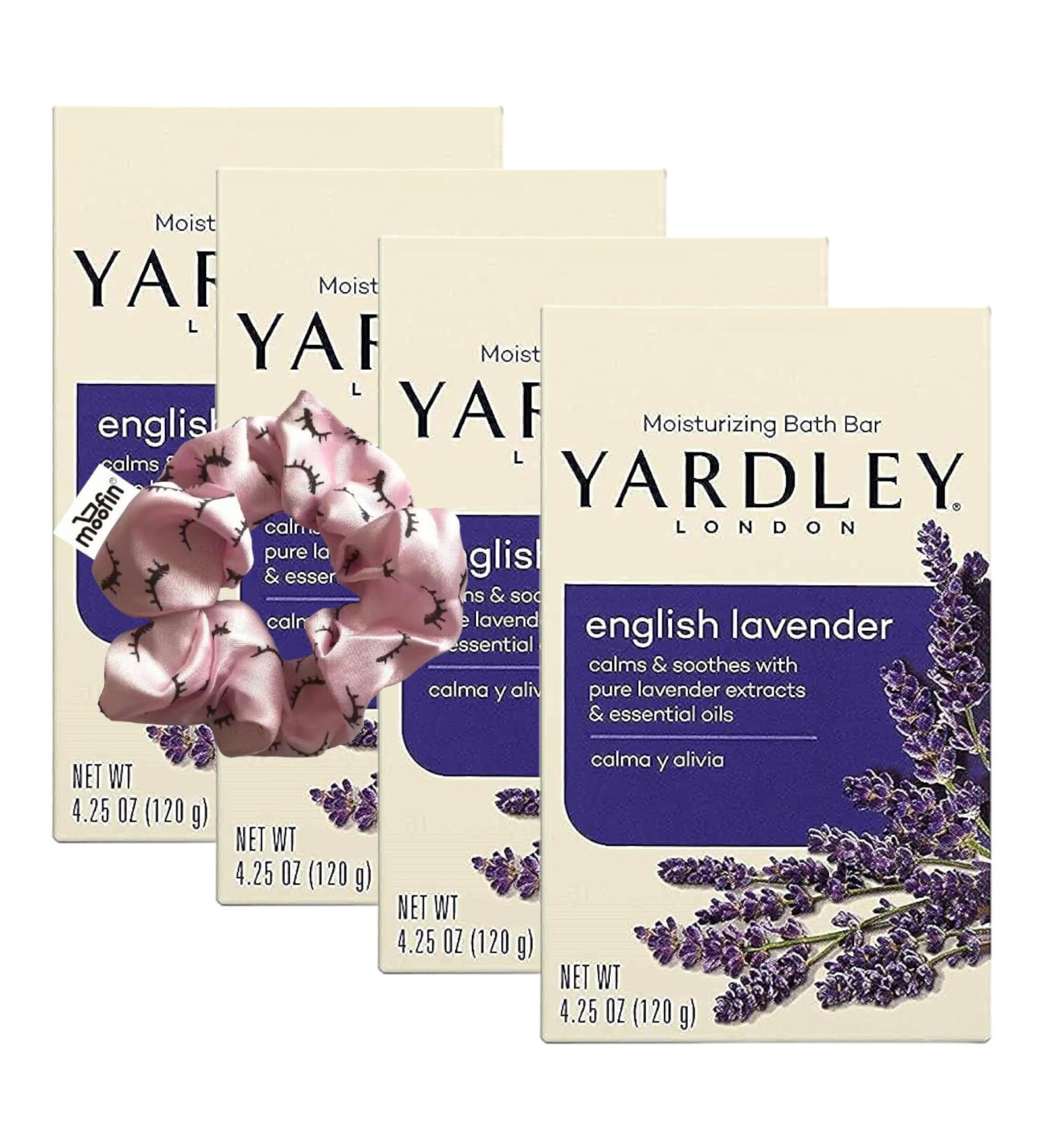 Yardley English Lavender Bar Soap Twin Pack - Gentle Cleansing & Moisturizing Calming Lavender Scent British Heritage Soap 4.25 Oz - Buy Now - Buy Online on GoSupps.com