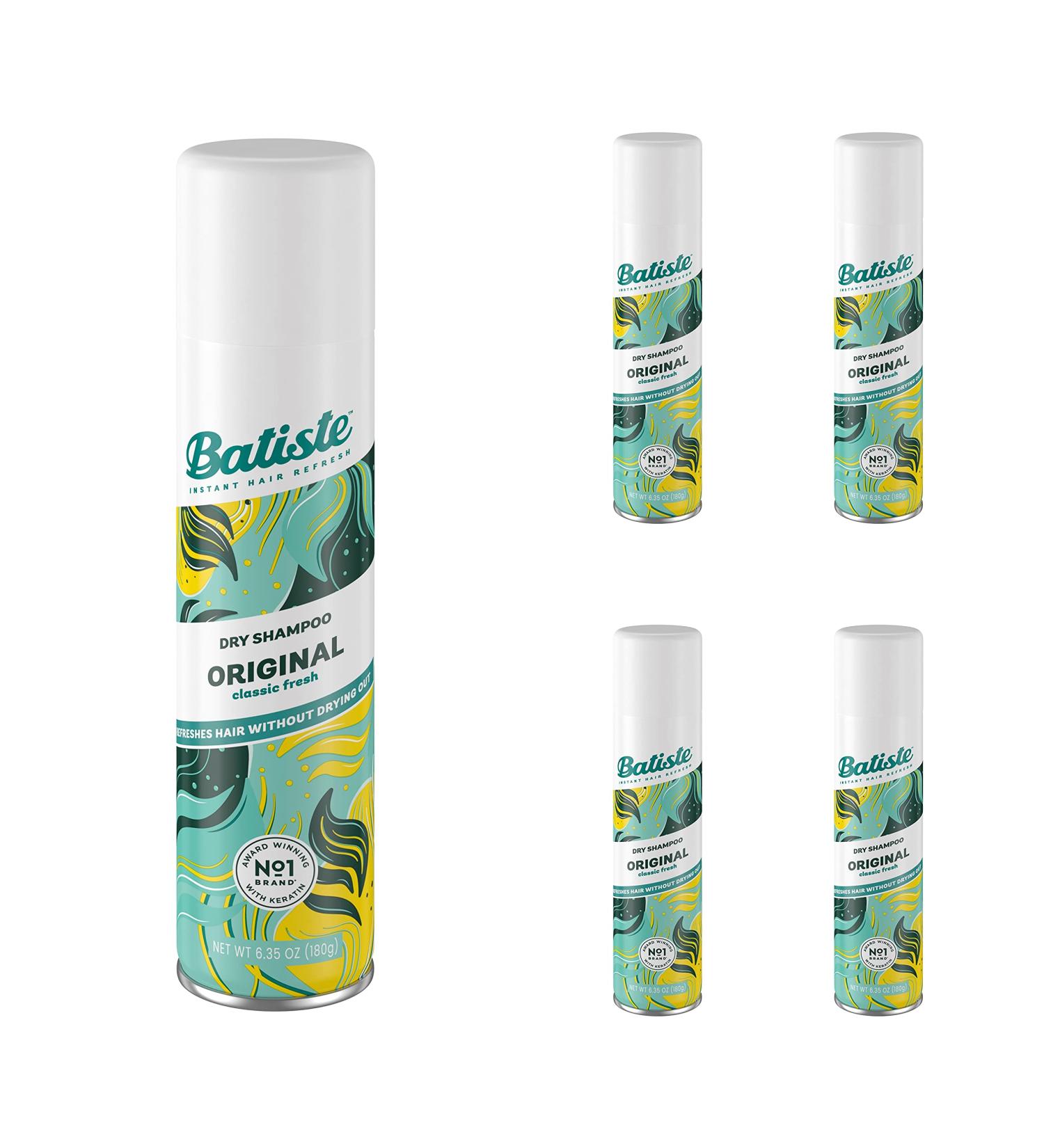 Batiste Dry Shampoo Original Fragrance 6.73oz - Pack of 5 - Buy Online on GoSupps.com