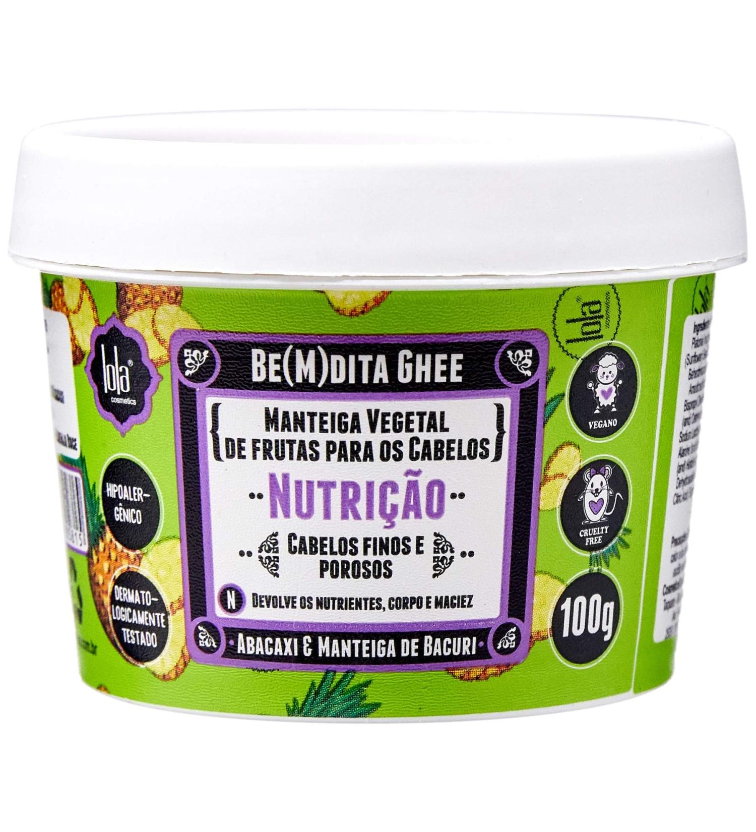 Nutrition mask be m said ghee pineapple and bacuri butter lola cosmetics 100g Lola Cosmetics BEMDITA GHEE Pineapple and Bacuri Butter Mask 100g - Buy Online on GoSupps.com