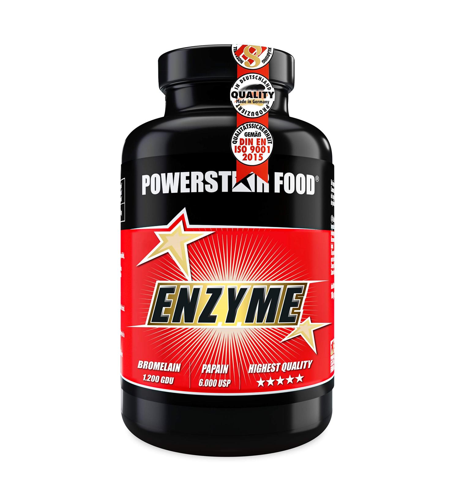 Enzyme Complex Bromelain 1200 GDU & Papain 6000 USP | High Dose 1 170 mg | 120 Capsules | Premium German Quality | Pharmaceutical Tested - Buy Online on GoSupps.com
