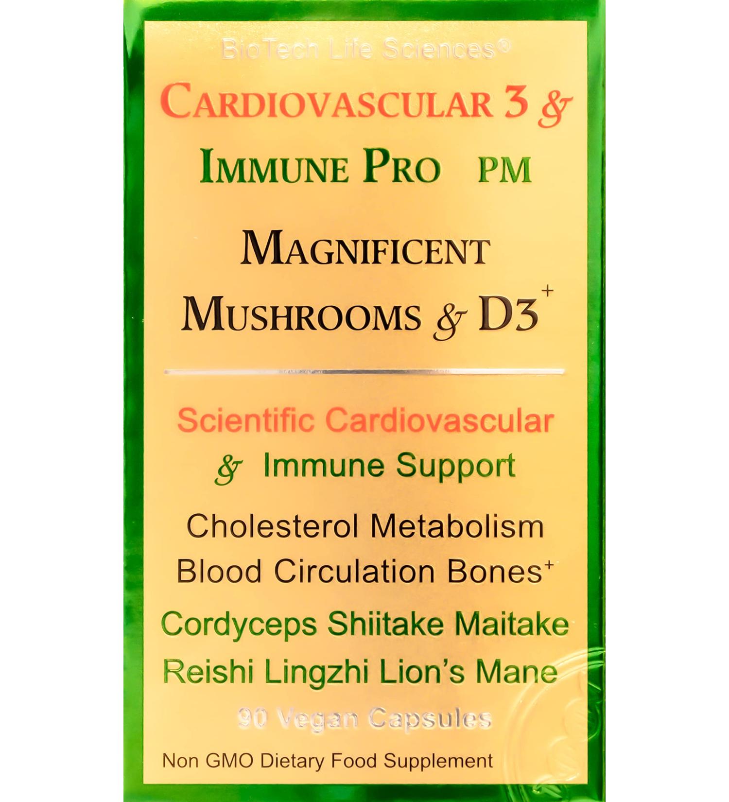 Cardio Immune 3 Mushrooms 30 caps (IP3-30)