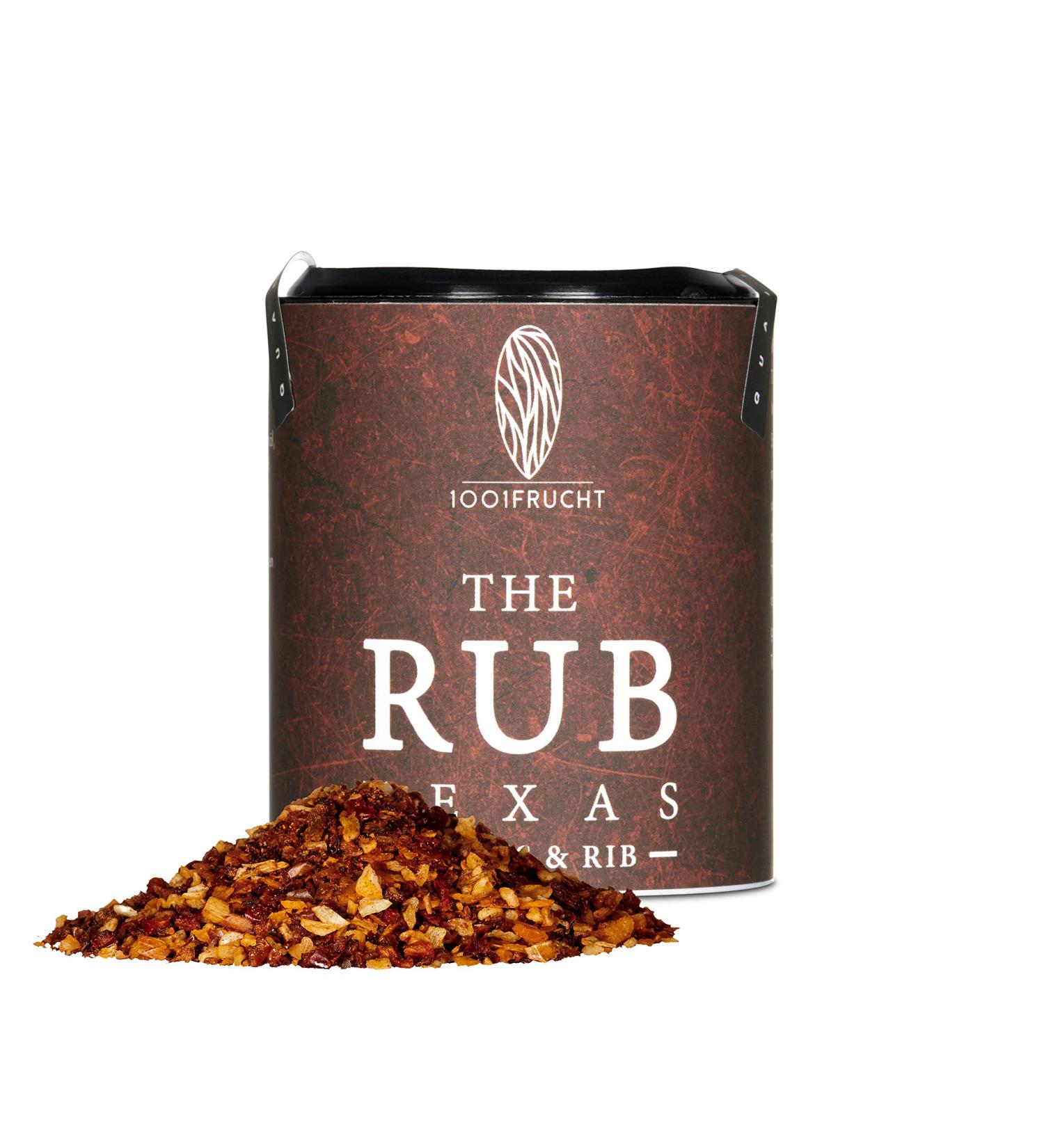  1001 Frucht 1001 Frucht The Rub Texas Barbecue Spice Mix 80g I Premium for Steaks and Other Meat Dishes I Texas I Spice Mix I Steak - Buy Online on GoSupps.com